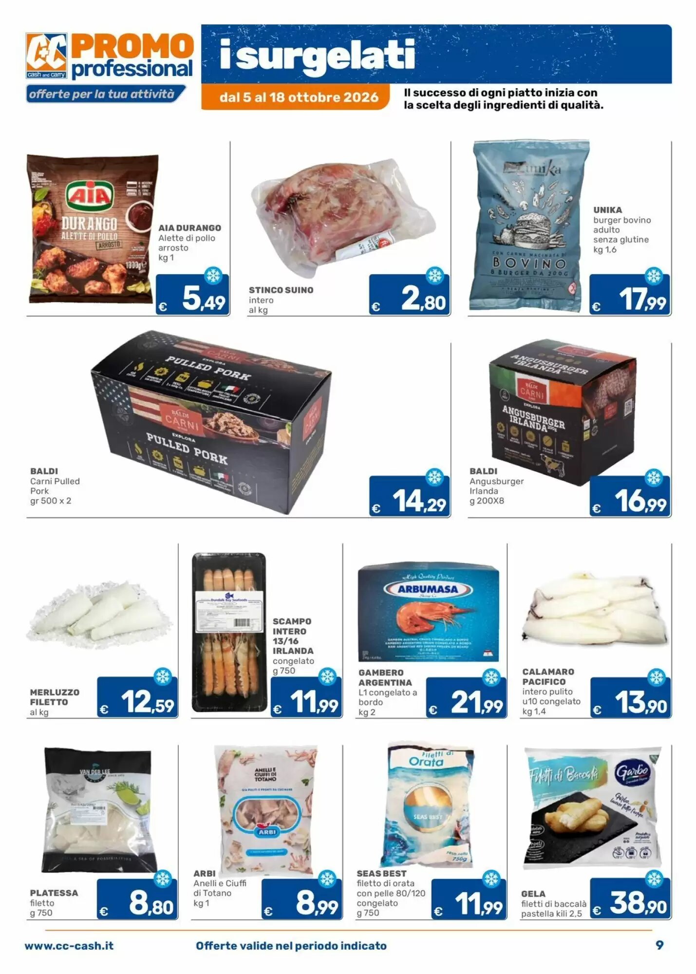 Volantino promozionale C+C Cash and Carry  valide dal 07/10/2026 - Pagina 9.