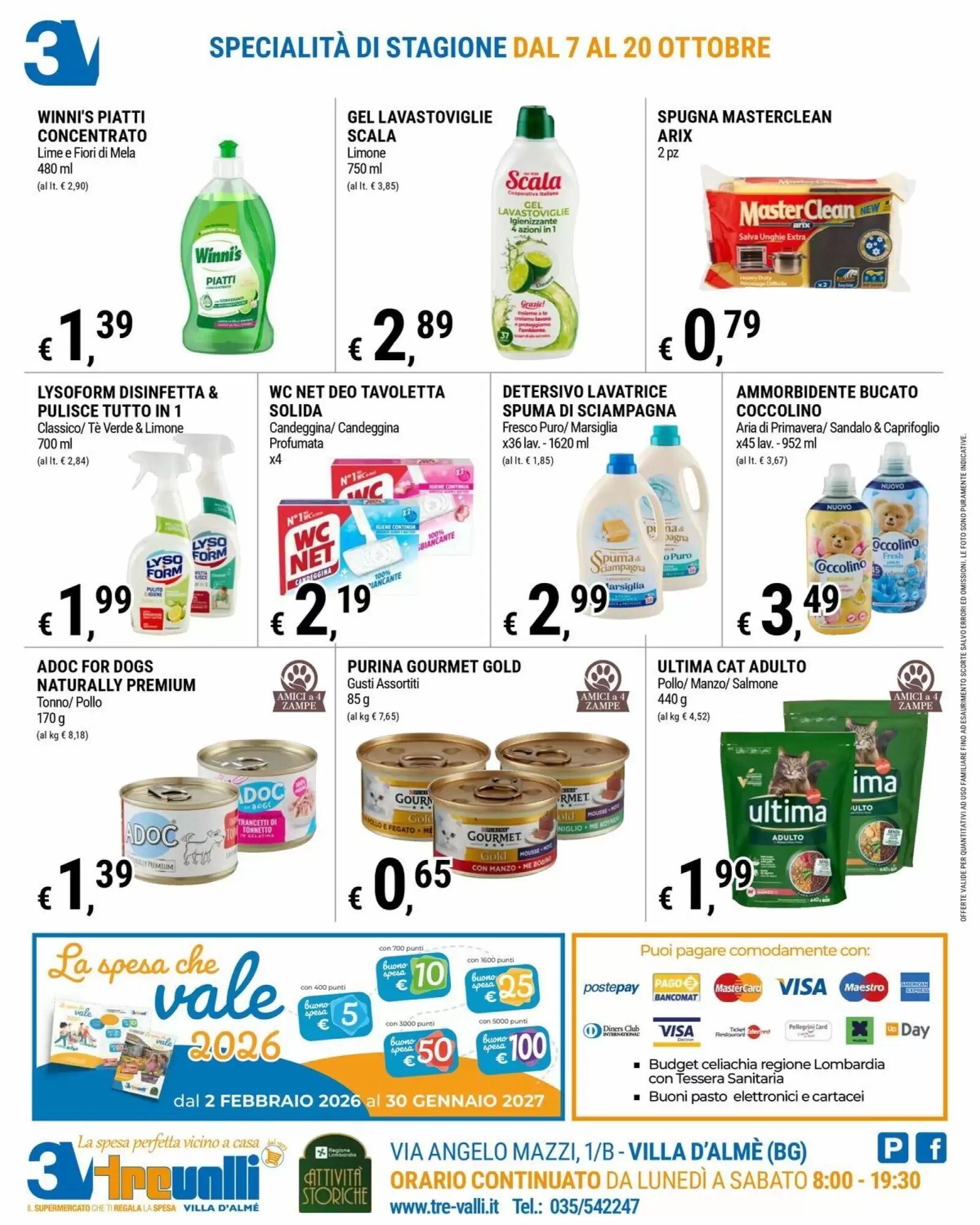 Volantino promozionale Tre Valli Supermercato  valide dal 07/10/2026 - Pagina 12.