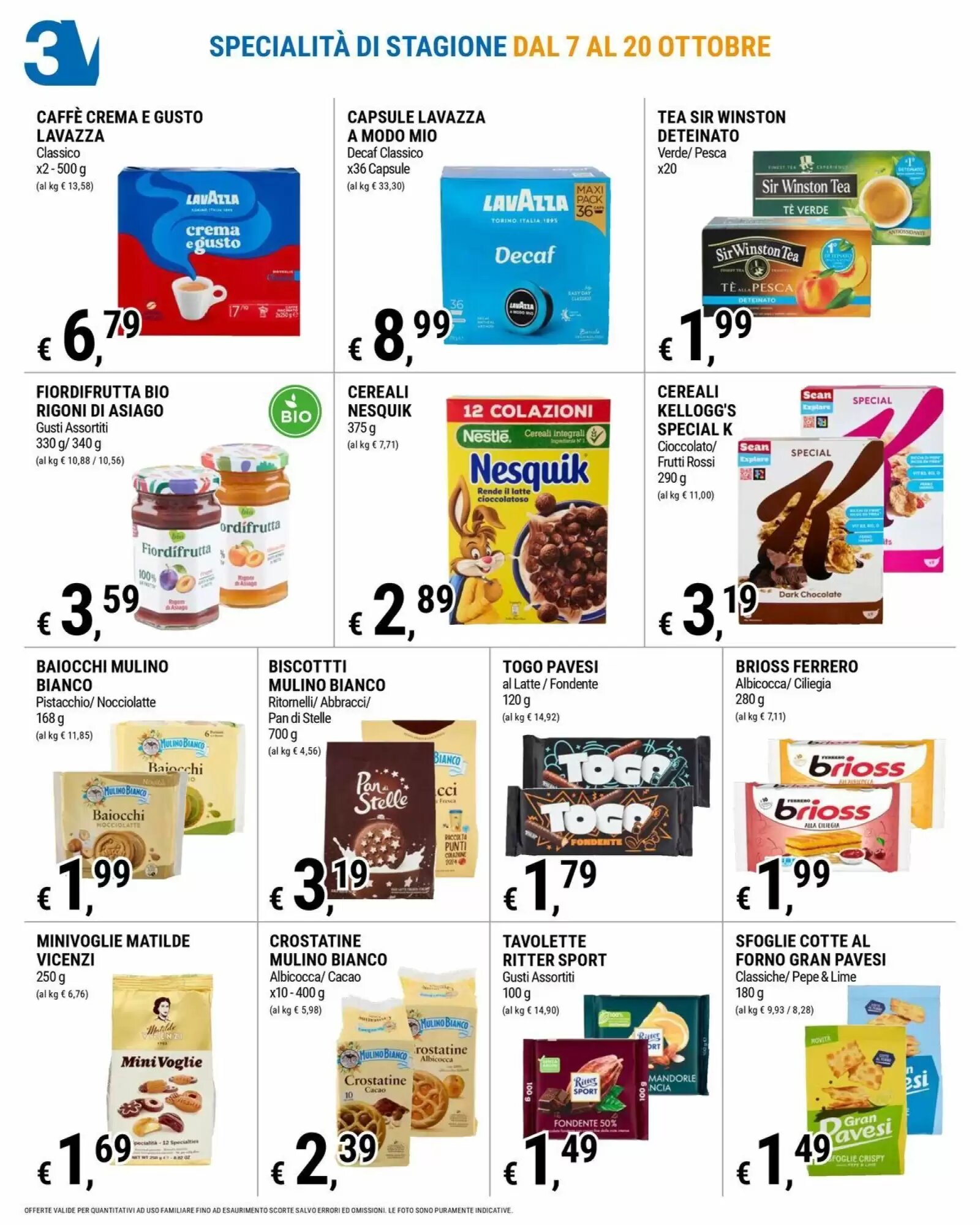 Volantino promozionale Tre Valli Supermercato  valide dal 07/10/2026 - Pagina 8.