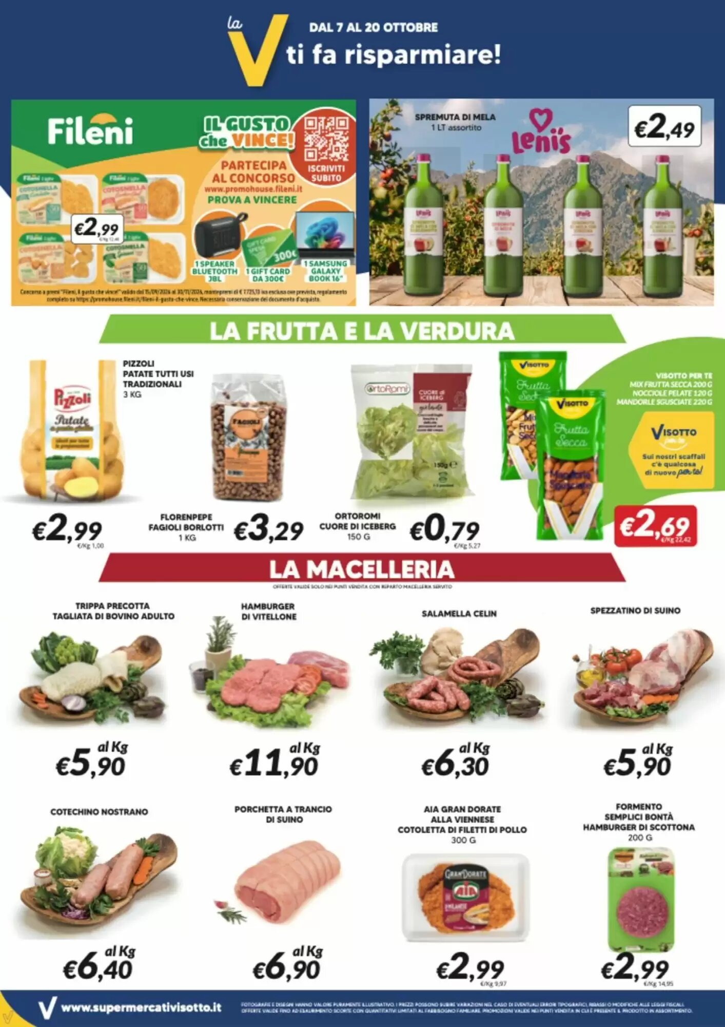 Volantino promozionale Supermercati Visotto  valide dal 07/10/2026 - Pagina 2.