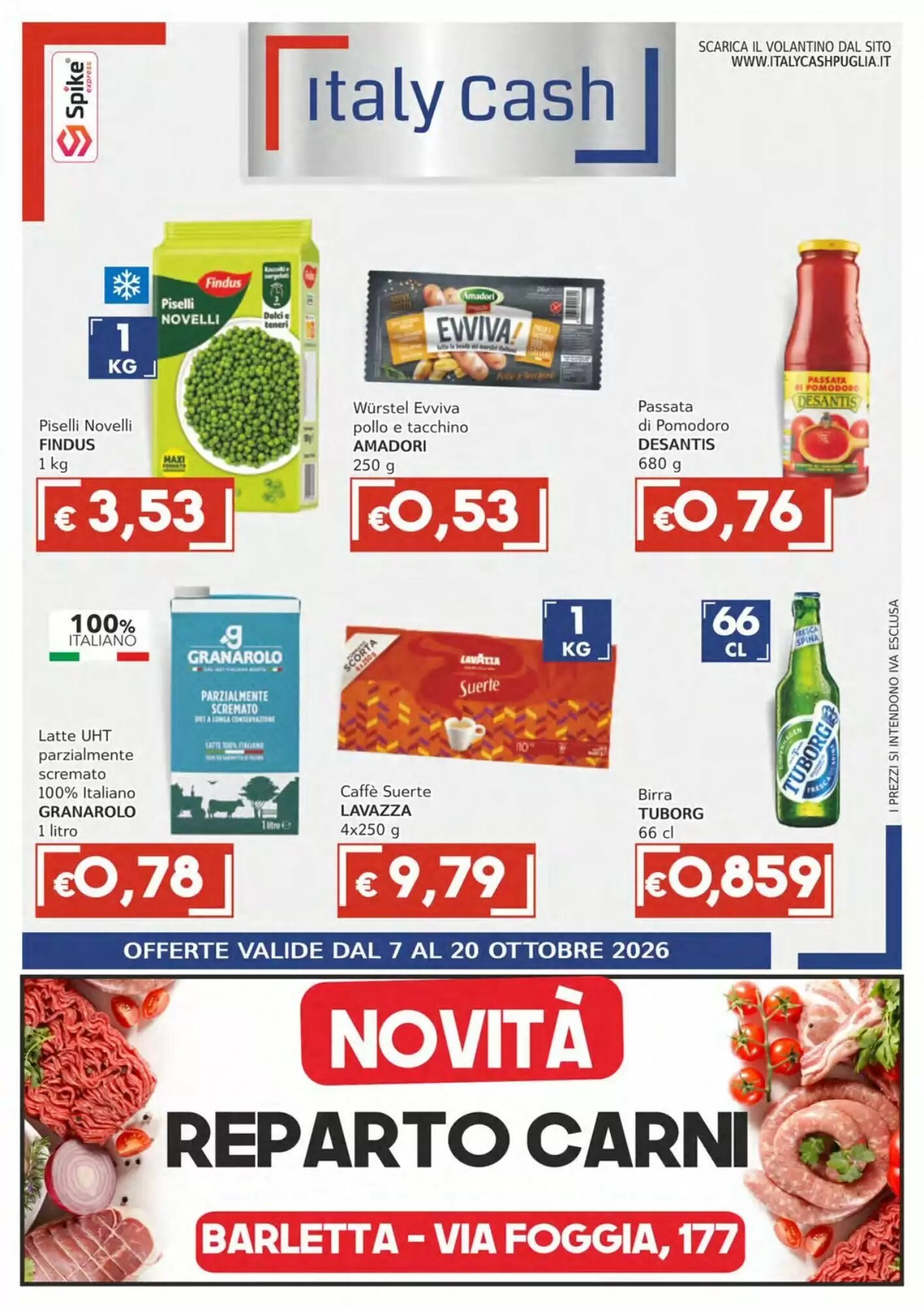 Volantino promozionale Italy Cash valide dal 07/10/2026 - Pagina 1.