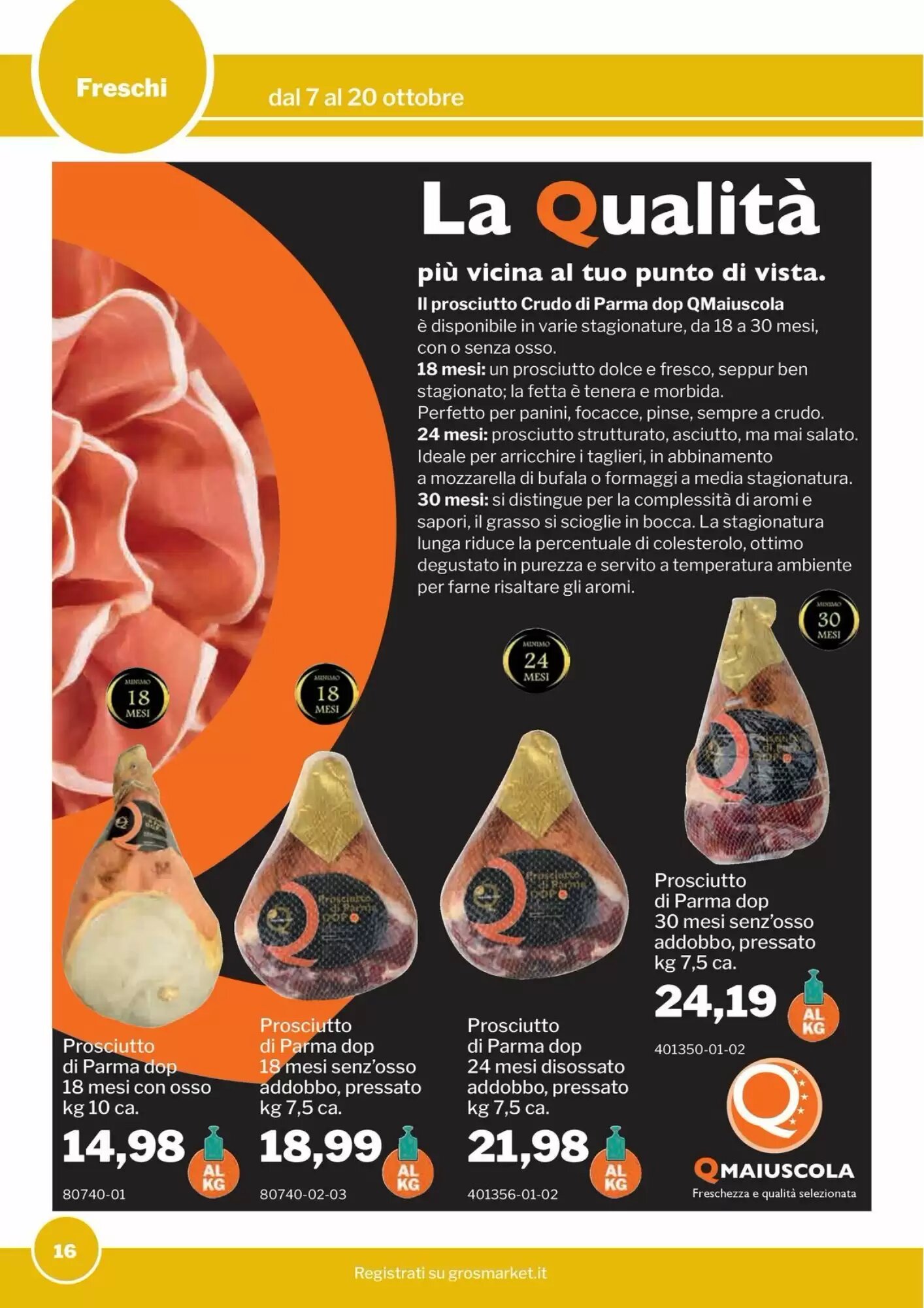 Volantino promozionale GrosMarket  valide dal 07/10/2026 - Pagina 16.