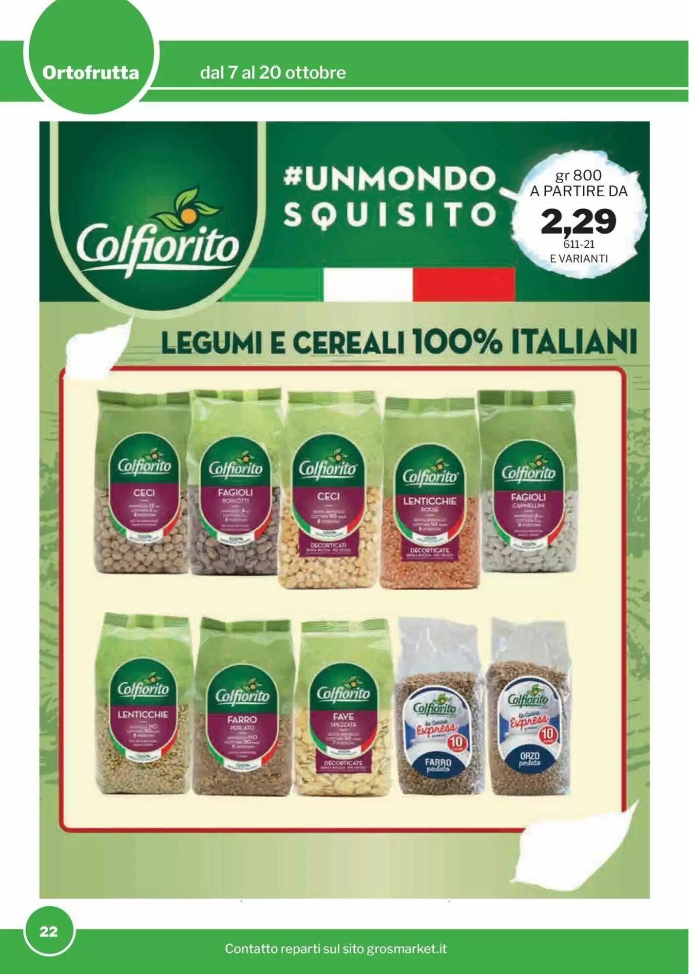 Volantino promozionale GrosMarket  valide dal 07/10/2026 - Pagina 22.