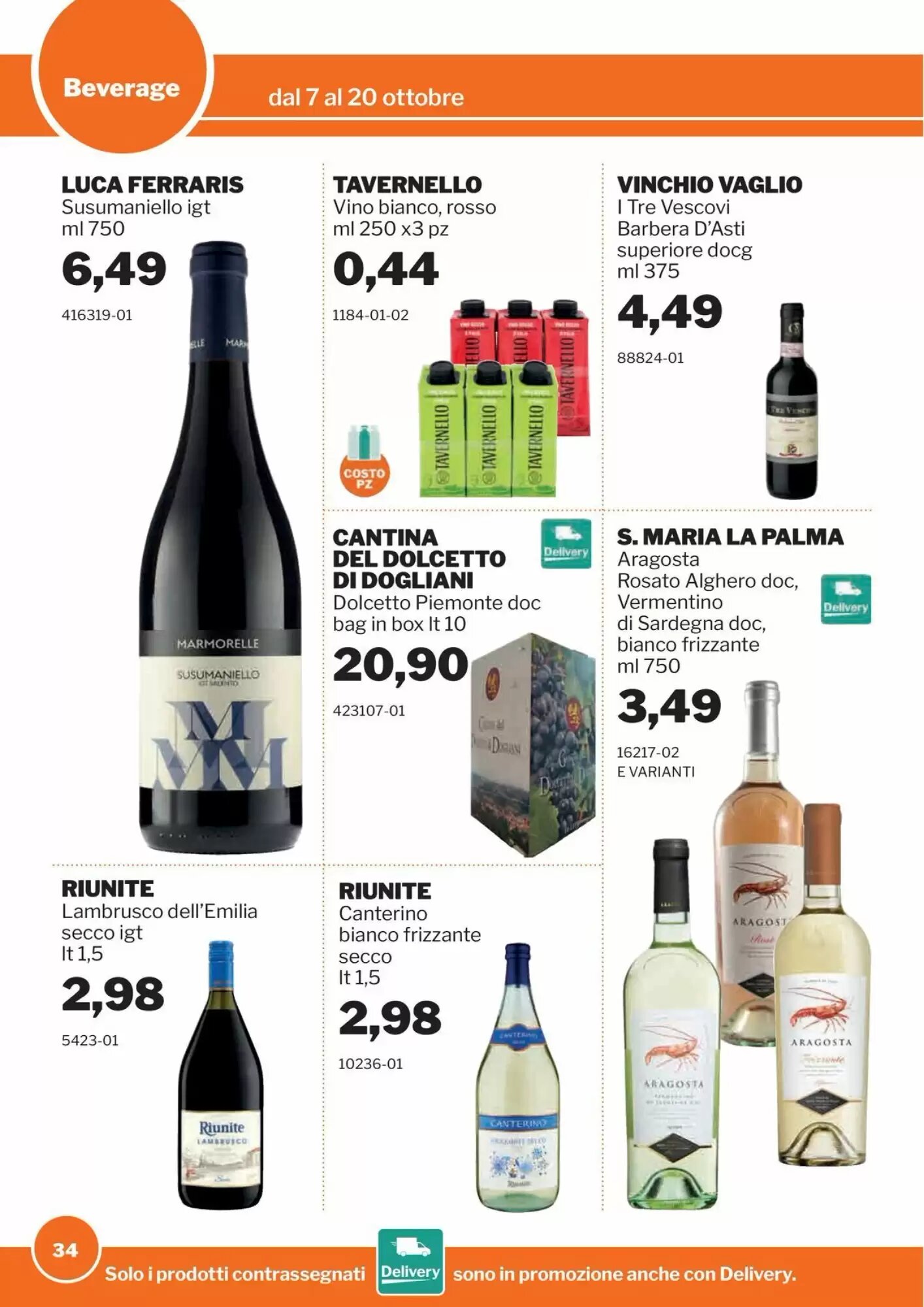 Volantino promozionale GrosMarket  valide dal 07/10/2026 - Pagina 34.