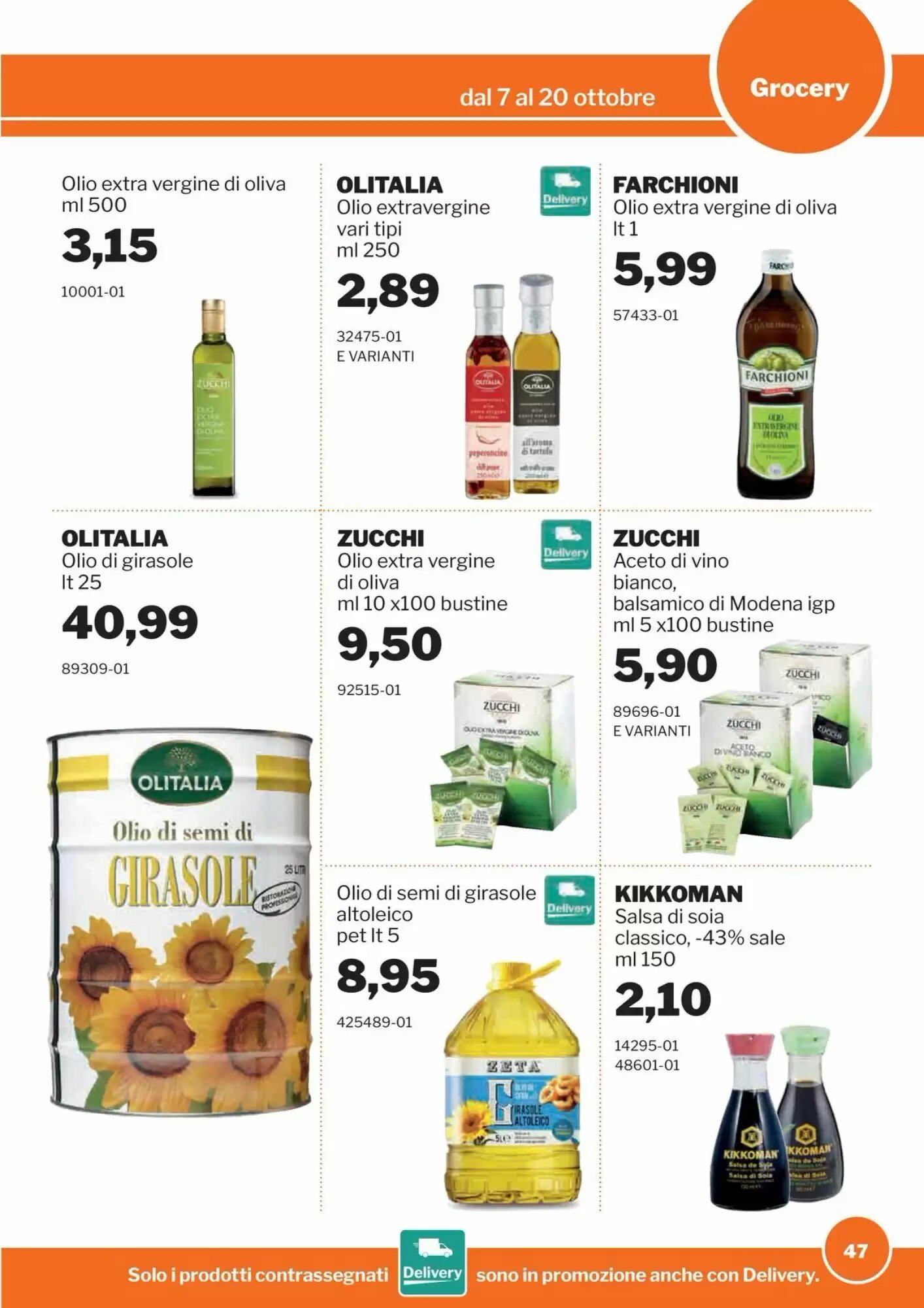 Volantino promozionale GrosMarket  valide dal 07/10/2026 - Pagina 47.