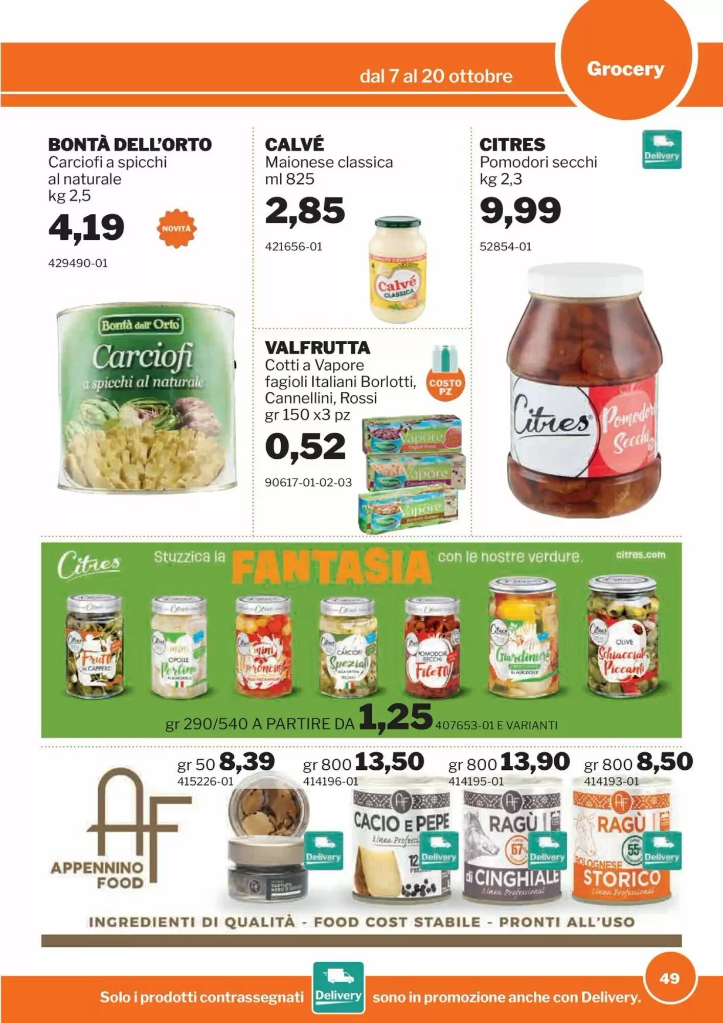 Volantino promozionale GrosMarket  valide dal 07/10/2026 - Pagina 49.