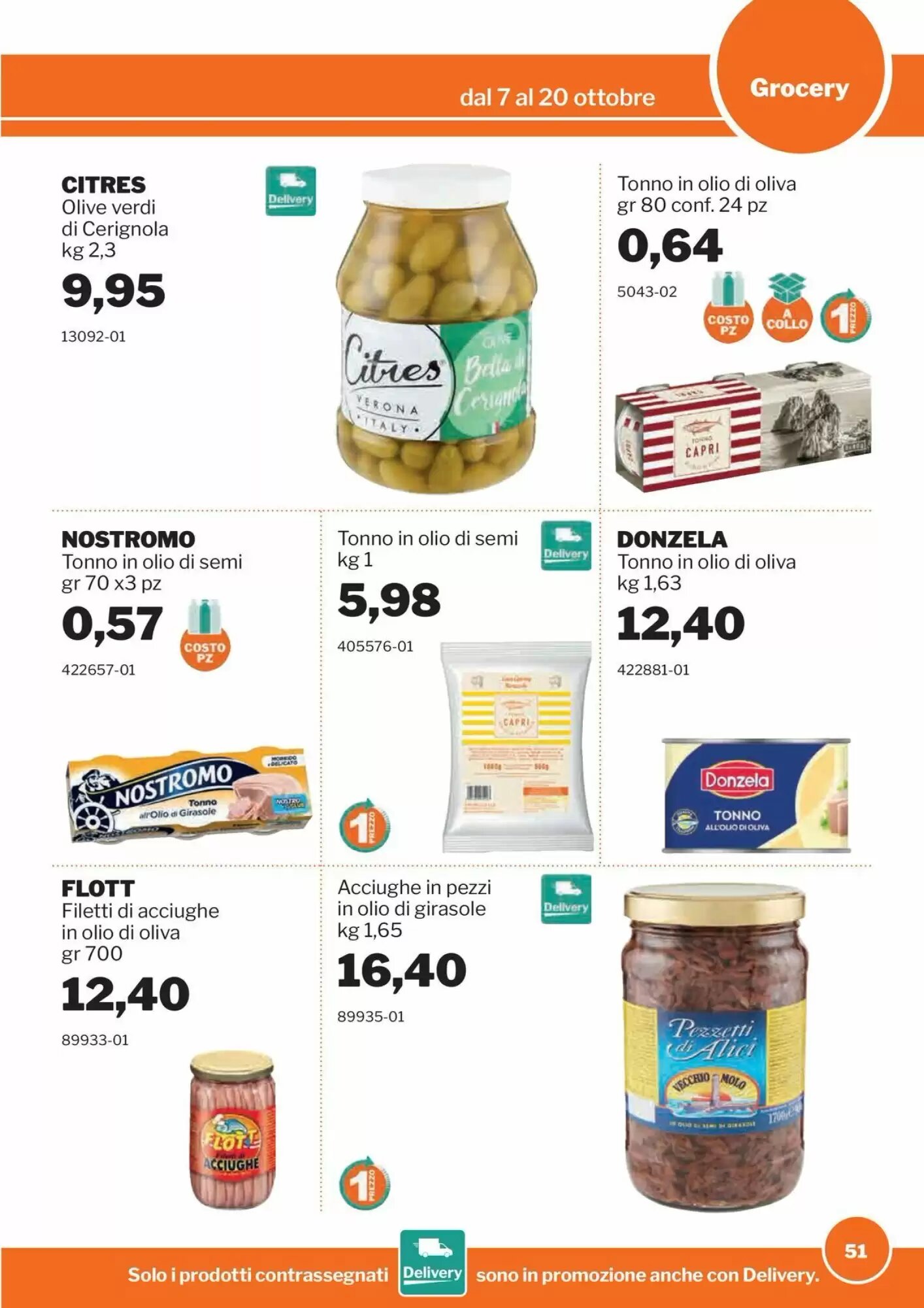Volantino promozionale GrosMarket  valide dal 07/10/2026 - Pagina 51.