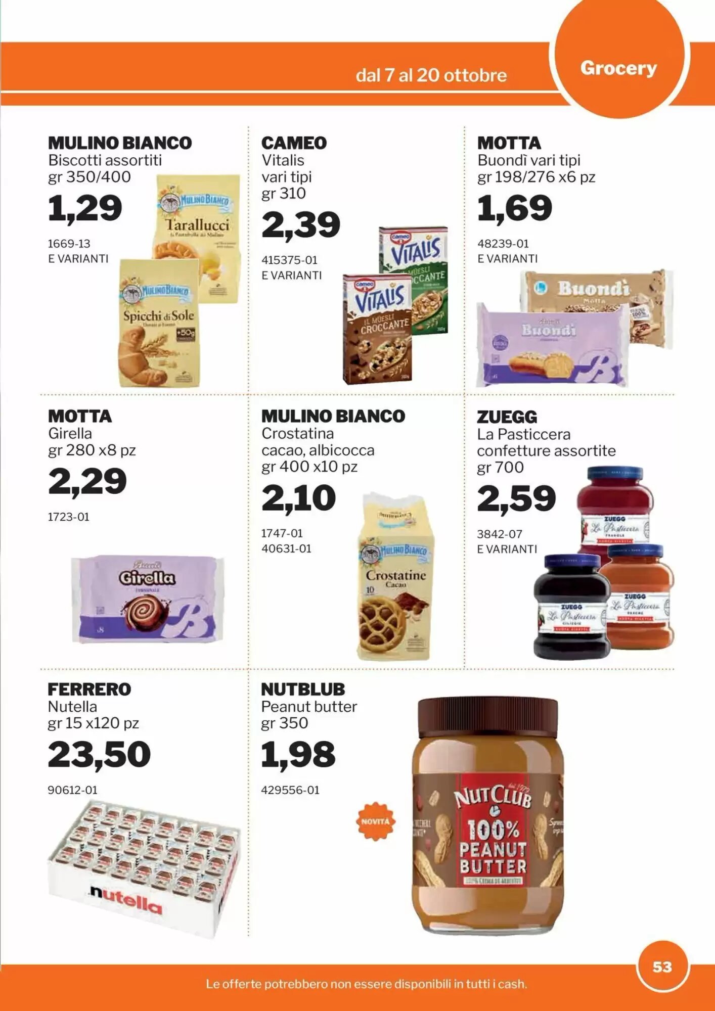 Volantino promozionale GrosMarket  valide dal 07/10/2026 - Pagina 53.