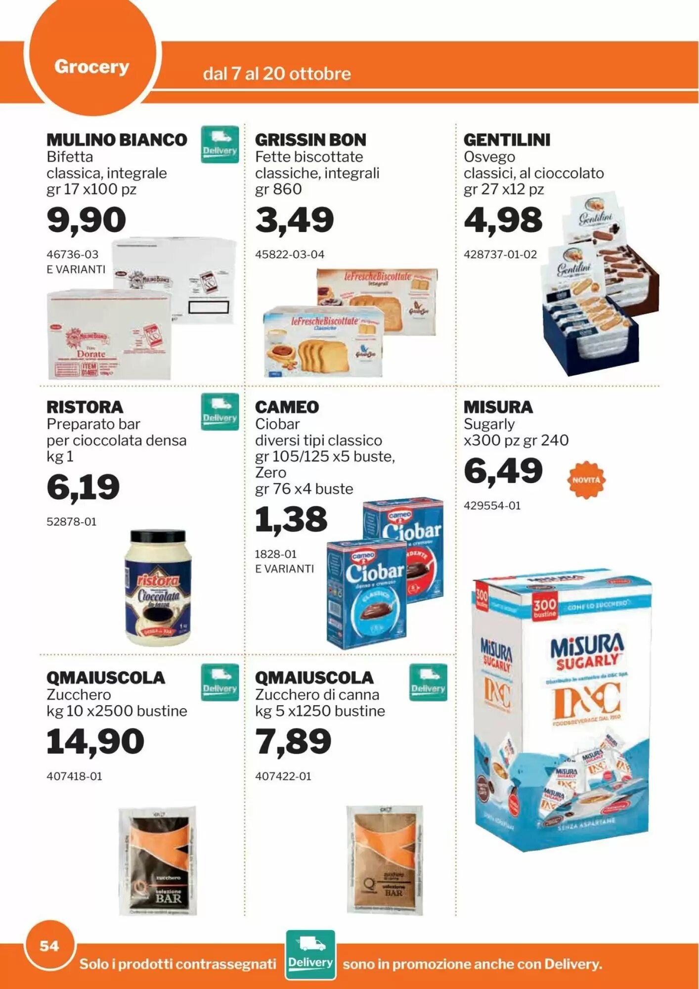 Volantino promozionale GrosMarket  valide dal 07/10/2026 - Pagina 54.