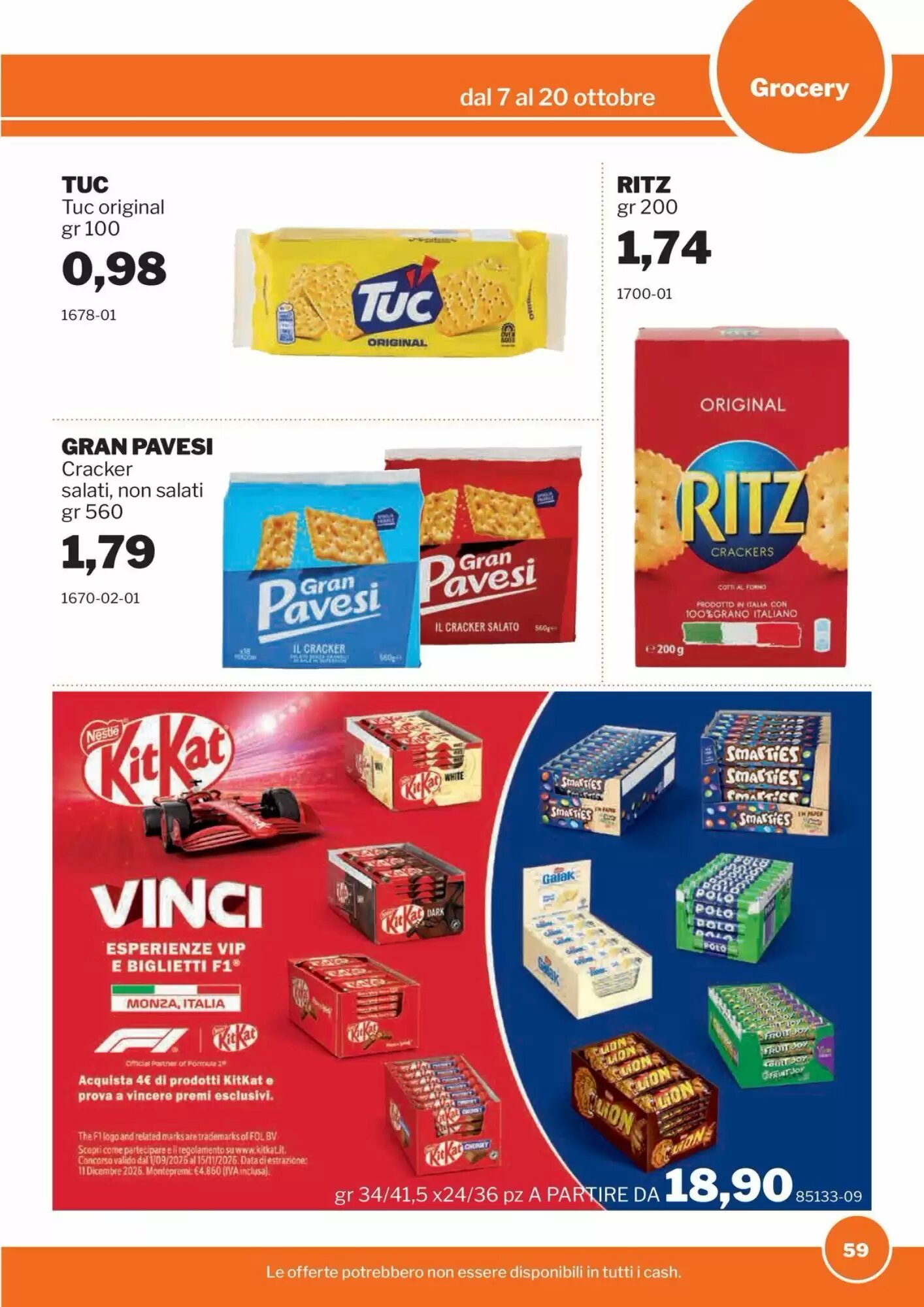 Volantino promozionale GrosMarket  valide dal 07/10/2026 - Pagina 59.