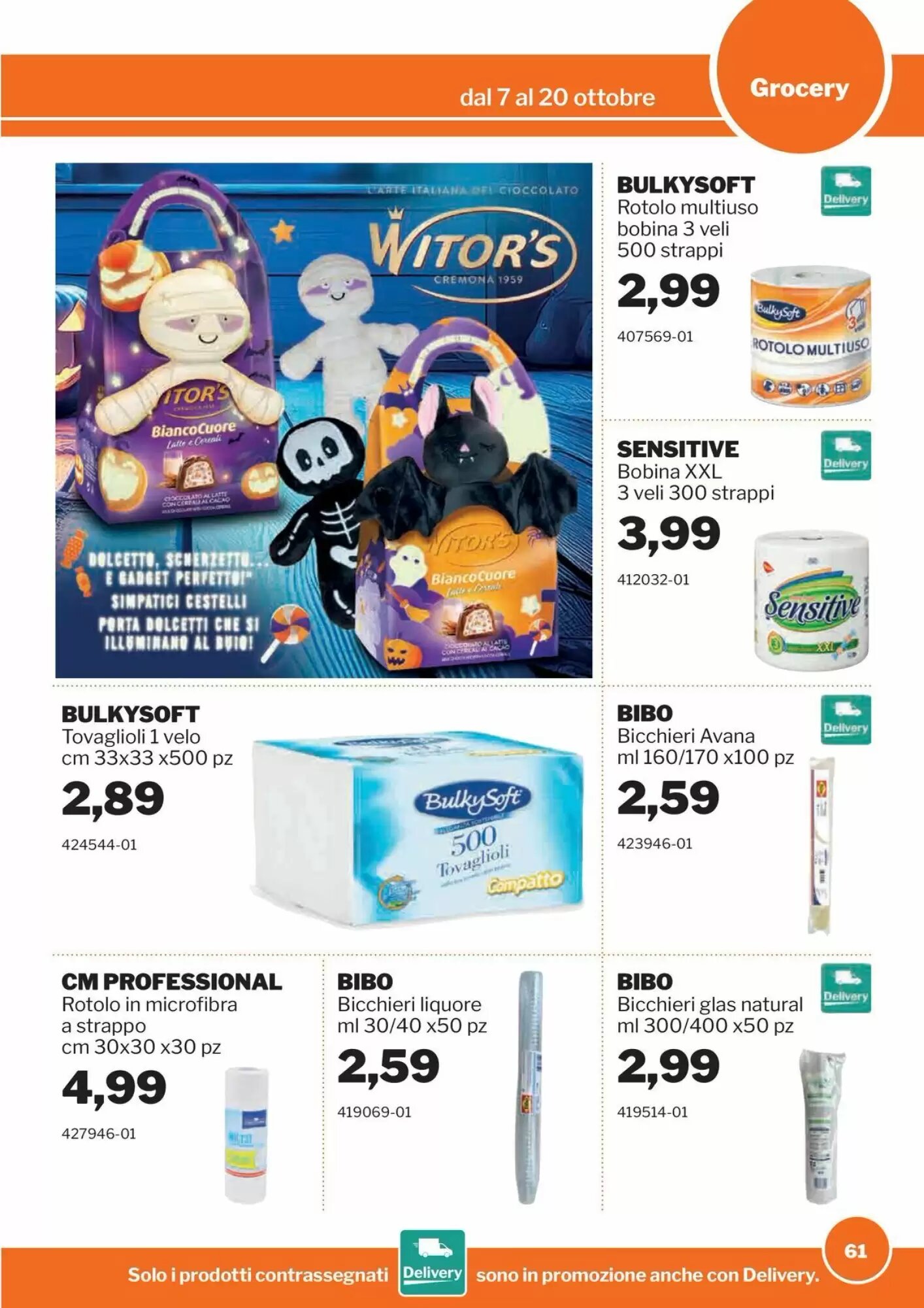 Volantino promozionale GrosMarket  valide dal 07/10/2026 - Pagina 61.