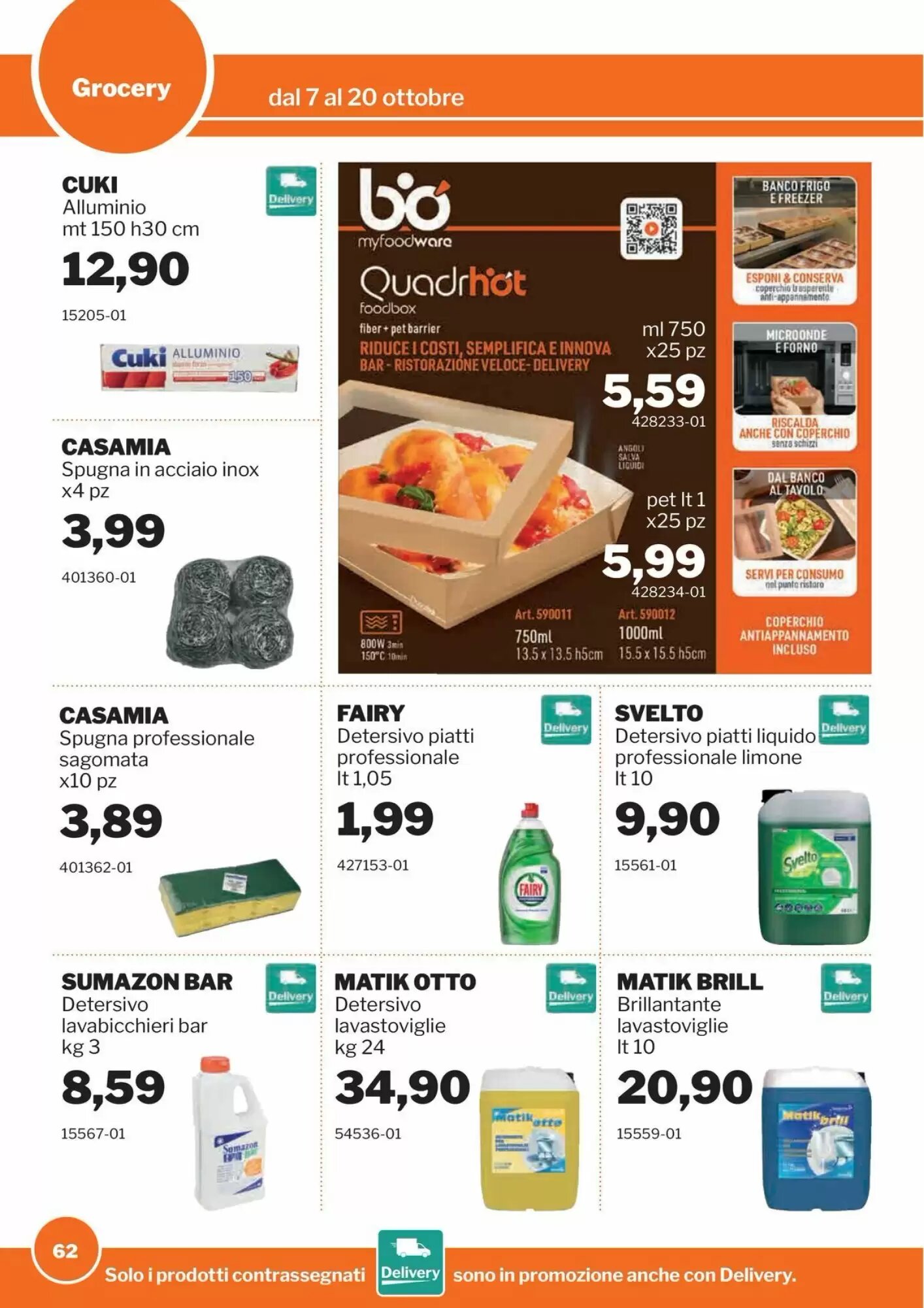 Volantino promozionale GrosMarket  valide dal 07/10/2026 - Pagina 62.