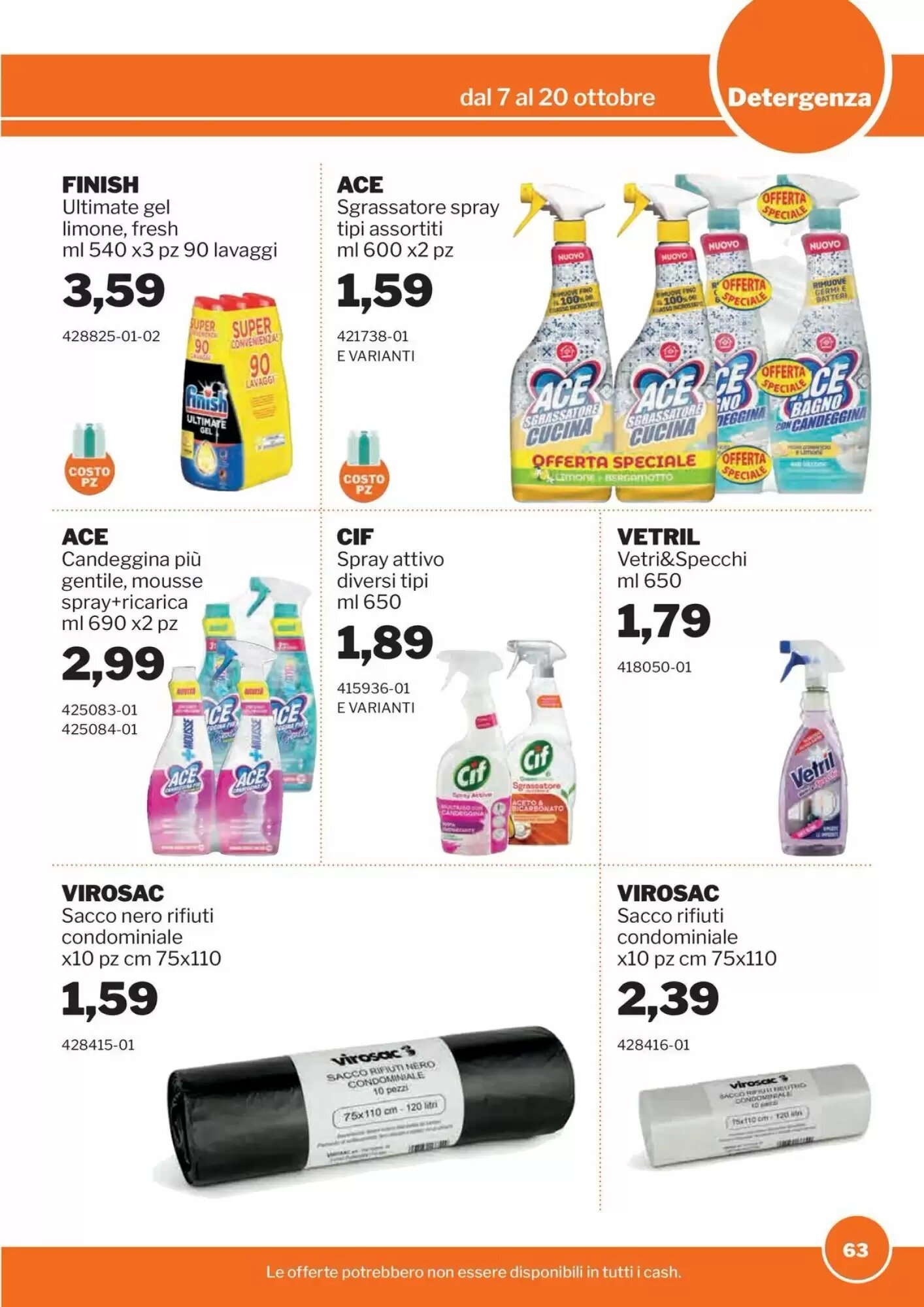 Volantino promozionale GrosMarket  valide dal 07/10/2026 - Pagina 63.
