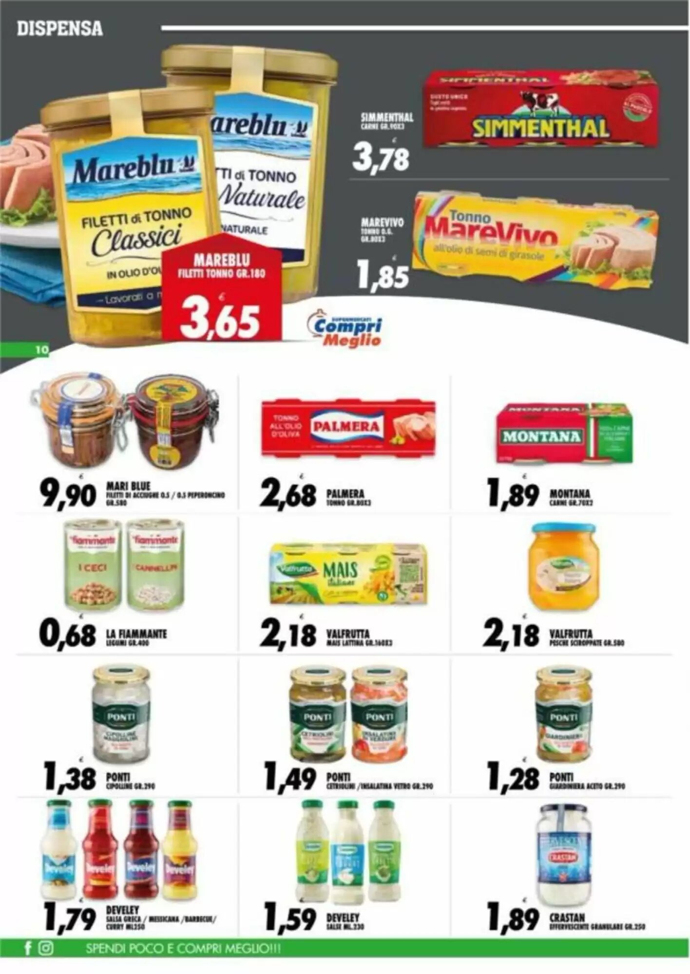 Volantino promozionale Compri Meglio  valide dal 07/10/2026 - Pagina 10.