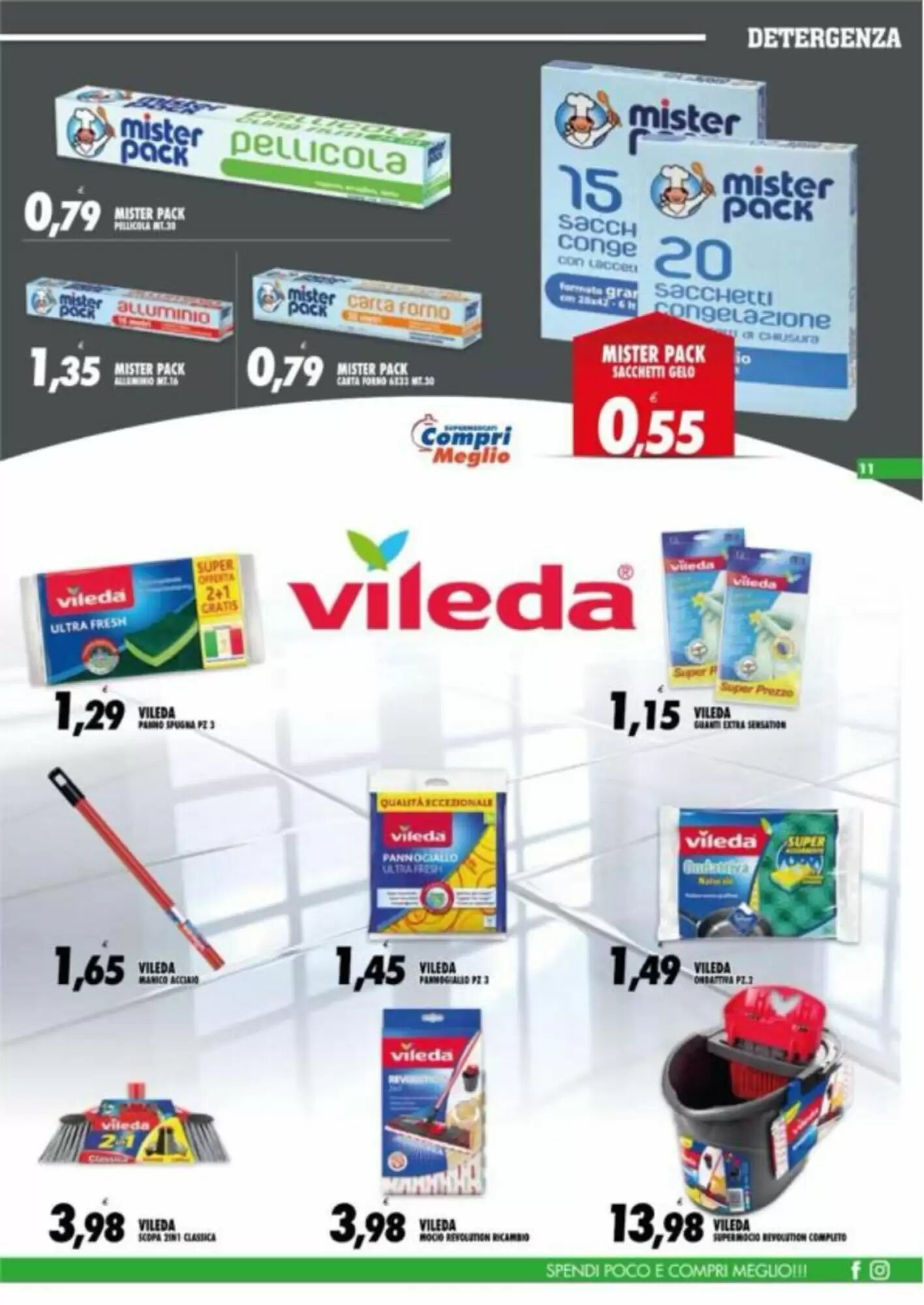 Volantino promozionale Compri Meglio  valide dal 07/10/2026 - Pagina 11.