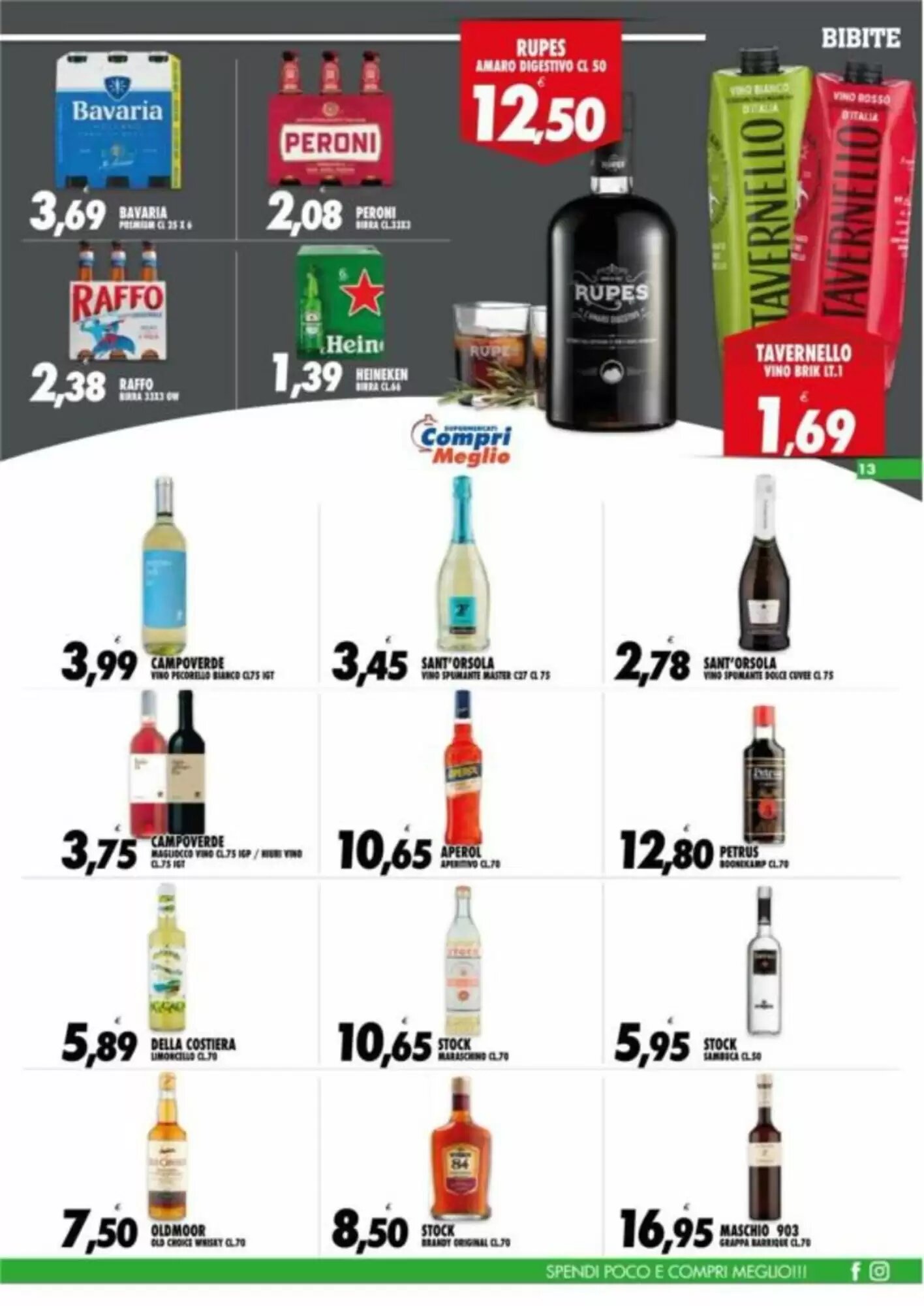 Volantino promozionale Compri Meglio  valide dal 07/10/2026 - Pagina 13.