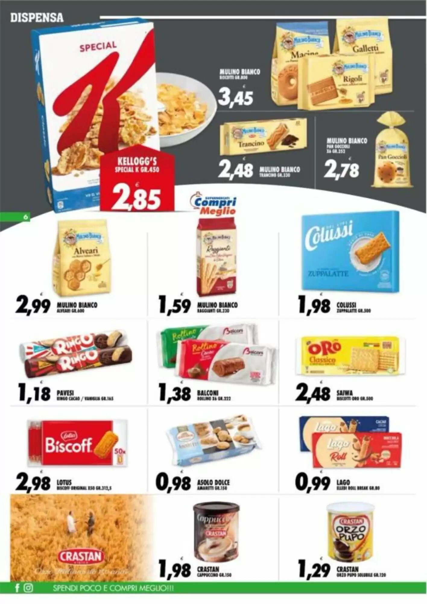 Volantino promozionale Compri Meglio  valide dal 07/10/2026 - Pagina 6.