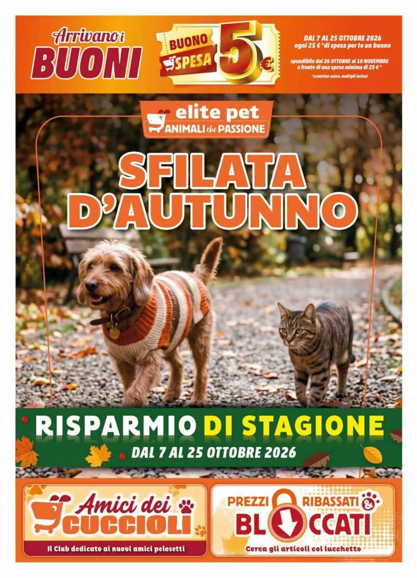 Volantino promozionale Elite Pet  valide dal 07/10/2026 - Pagina 1.