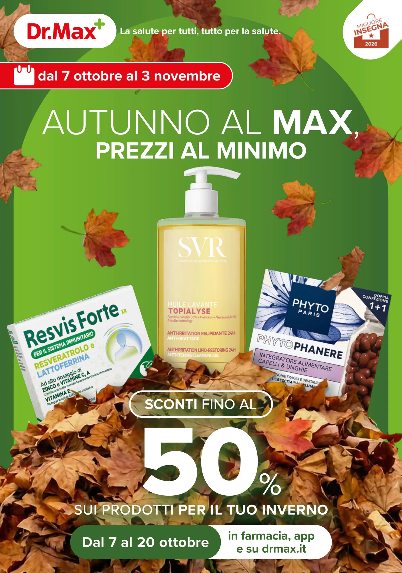 Volantino promozionale Dr.Max  valide dal 07/10/2026 - Pagina 1.
