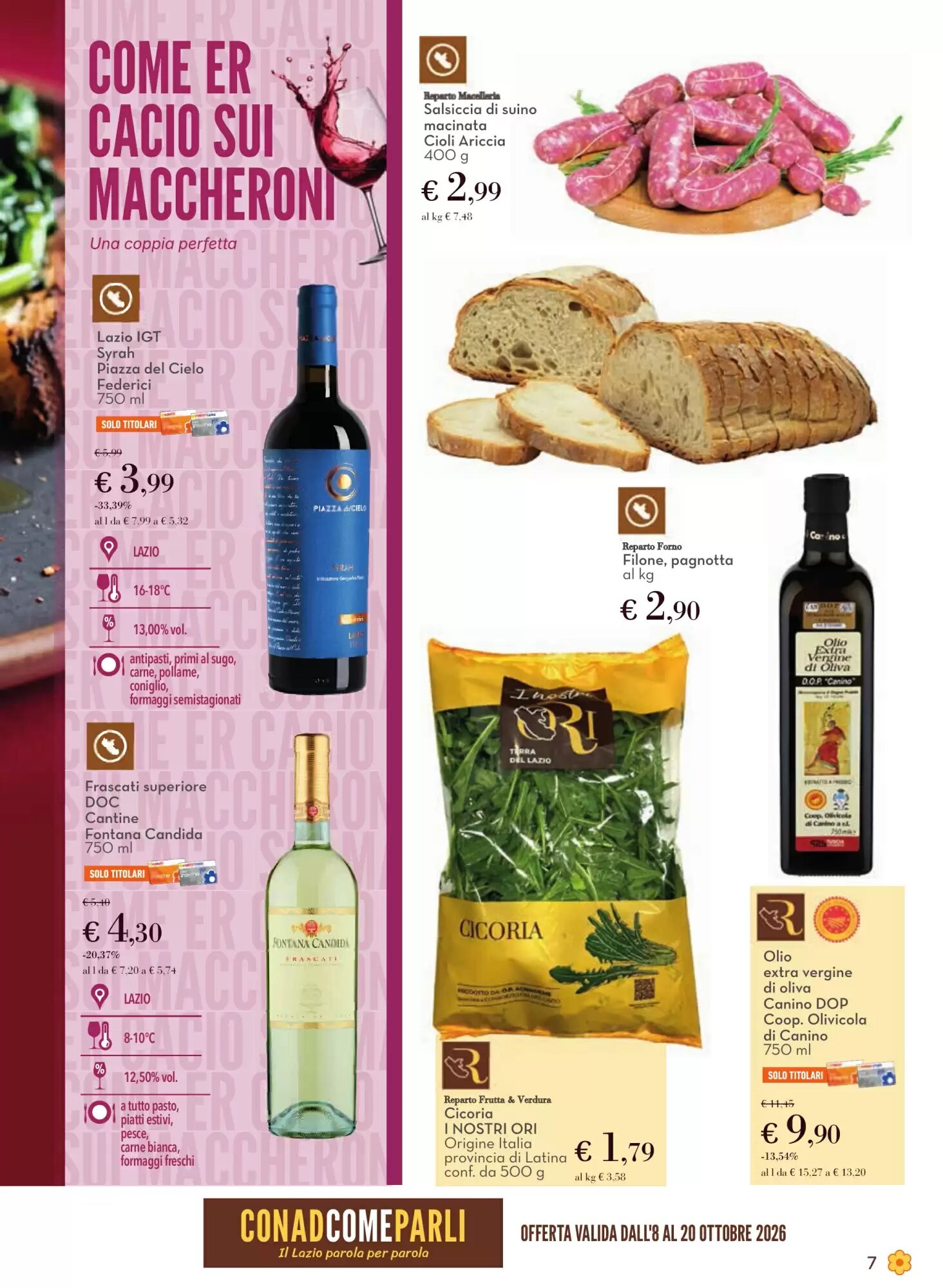 Volantino promozionale Conad  valide dal 08/10/2026 - Pagina 7.