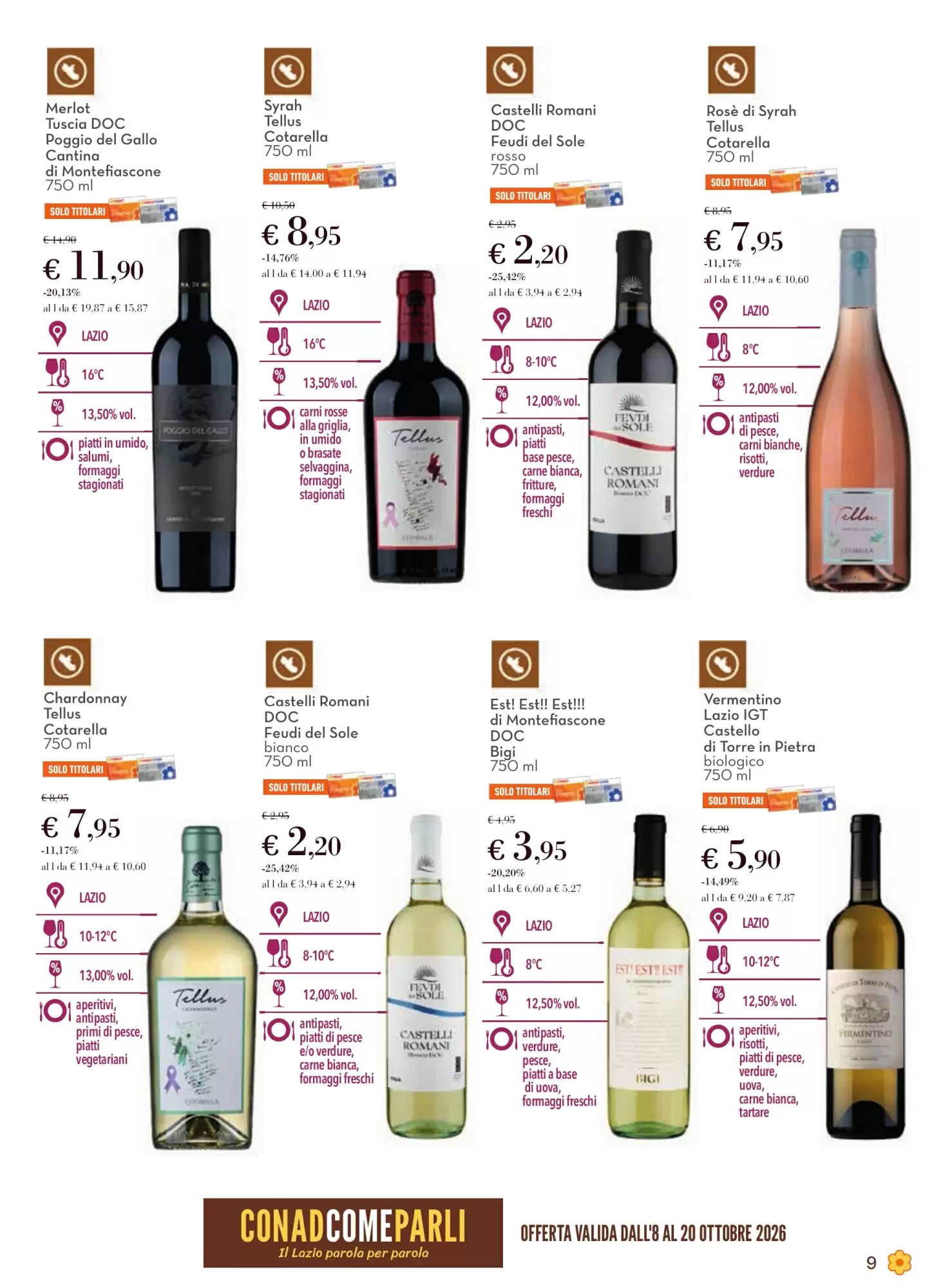 Volantino promozionale Conad  valide dal 08/10/2026 - Pagina 9.