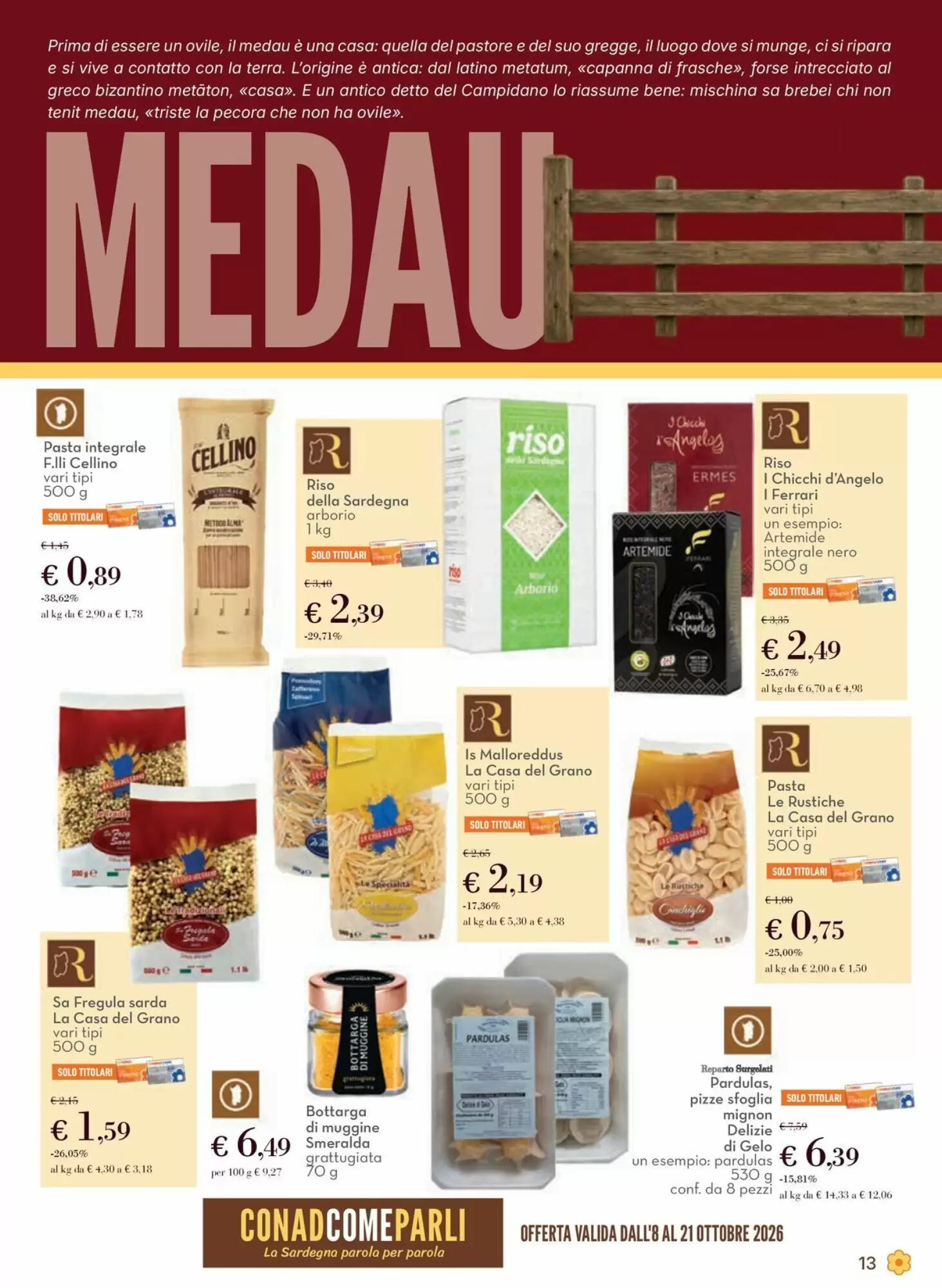 Volantino promozionale Conad  valide dal 08/10/2026 - Pagina 13.