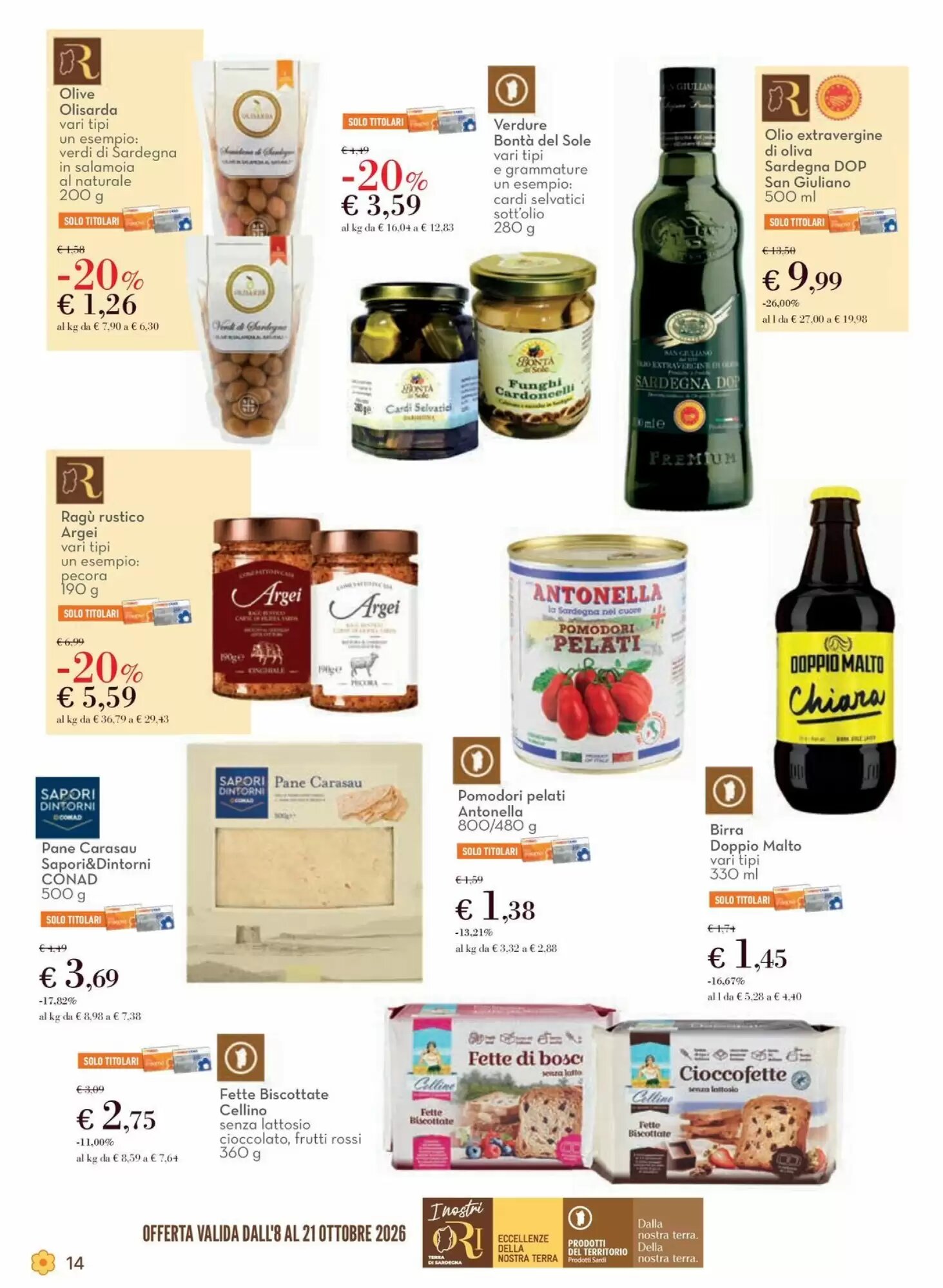 Volantino promozionale Conad  valide dal 08/10/2026 - Pagina 14.