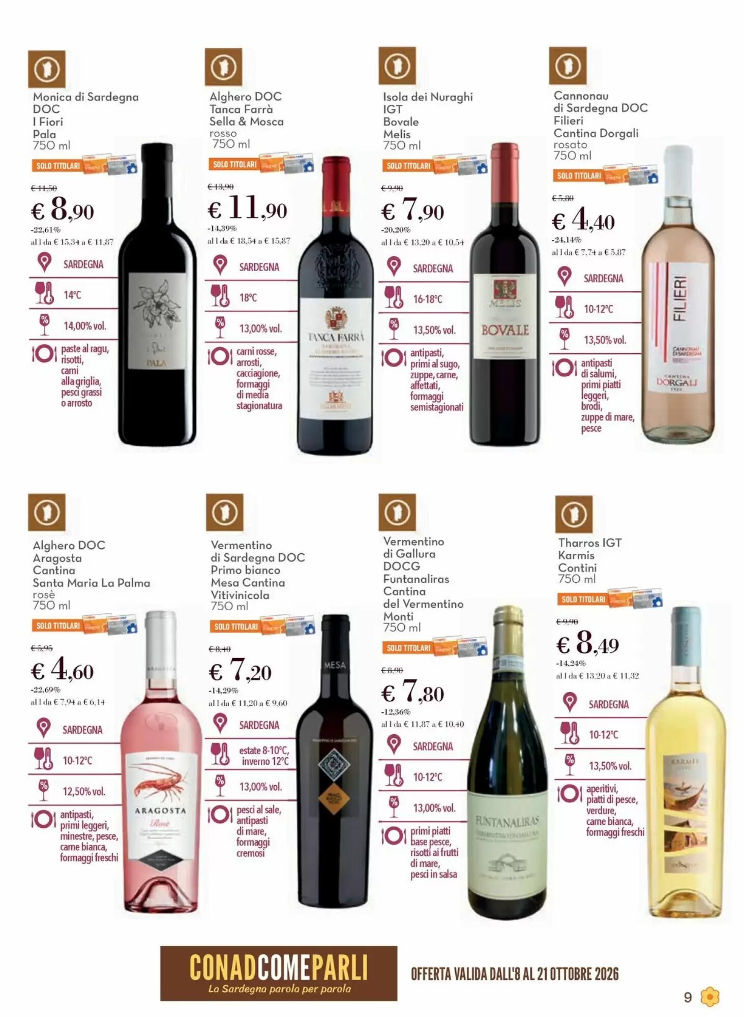Volantino promozionale Conad  valide dal 08/10/2026 - Pagina 9.