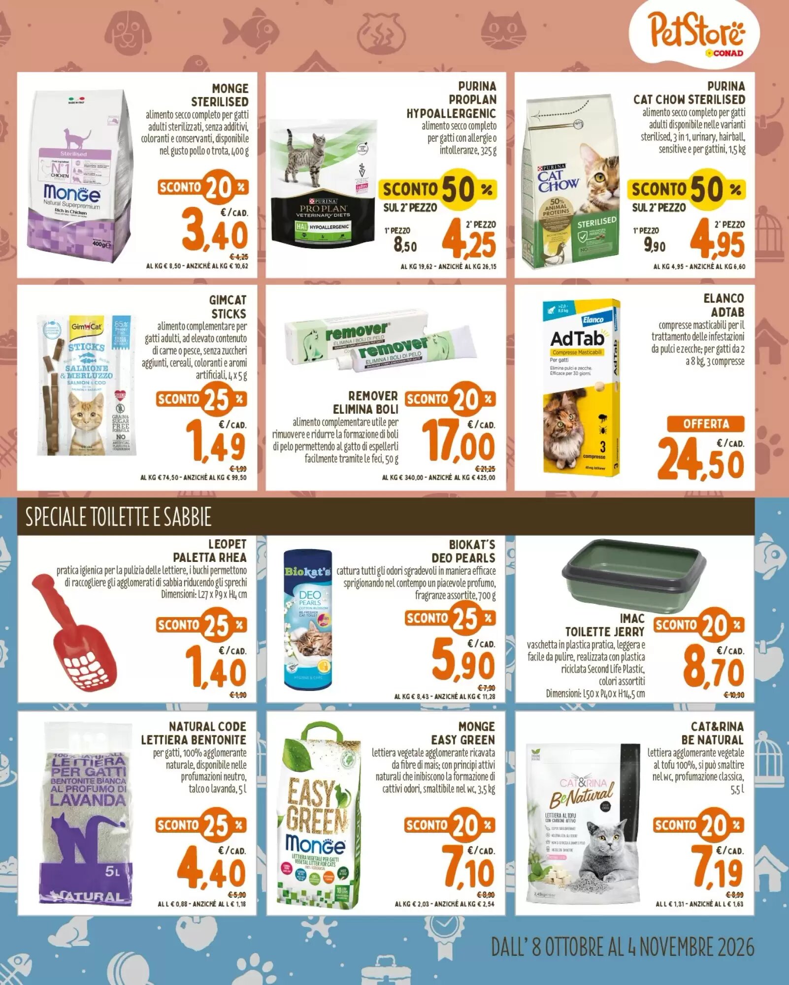 Volantino promozionale Pet Store Conad  valide dal 08/10/2026 - Pagina 5.