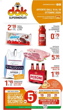Volantino promozionale Supermercati Dok  valide dal 08/10/2026