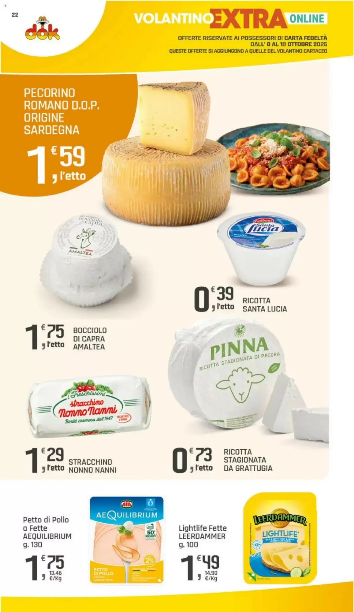 Volantino promozionale Supermercati Dok  valide dal 08/10/2026 - Pagina 22.