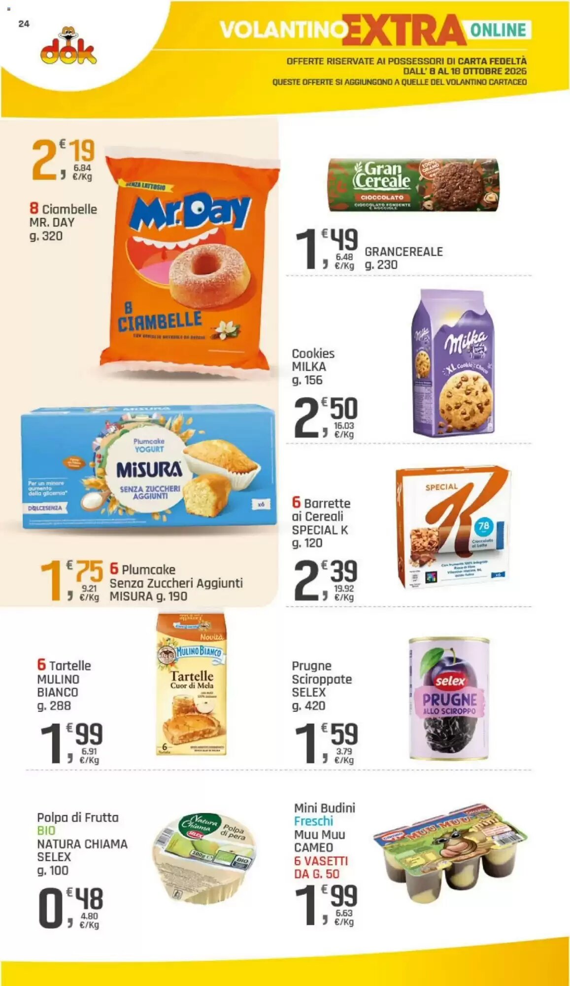 Volantino promozionale Supermercati Dok  valide dal 08/10/2026 - Pagina 24.