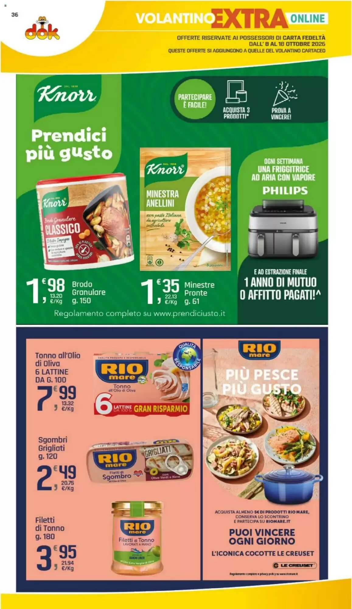 Volantino promozionale Supermercati Dok  valide dal 08/10/2026 - Pagina 36.