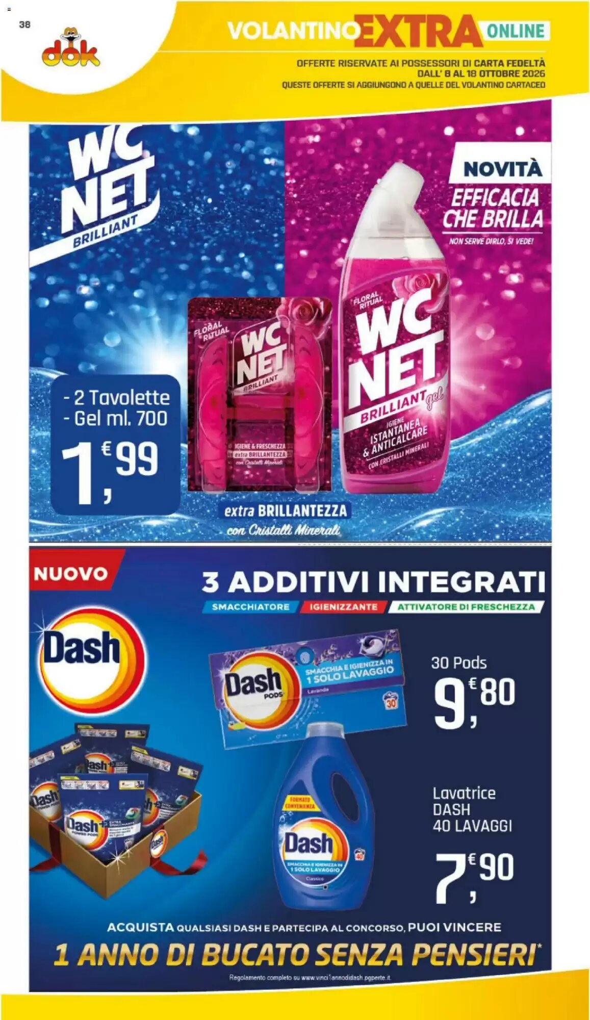 Volantino promozionale Supermercati Dok  valide dal 08/10/2026 - Pagina 38.
