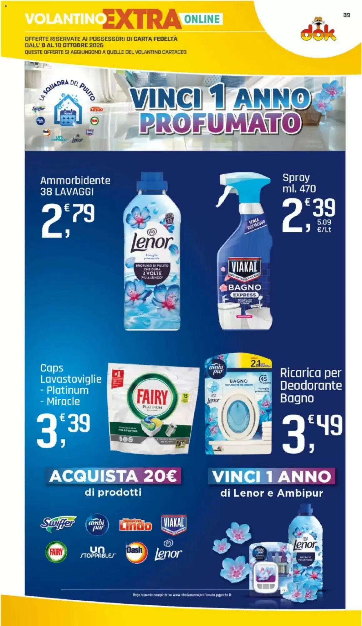 Volantino promozionale Supermercati Dok  valide dal 08/10/2026 - Pagina 39.