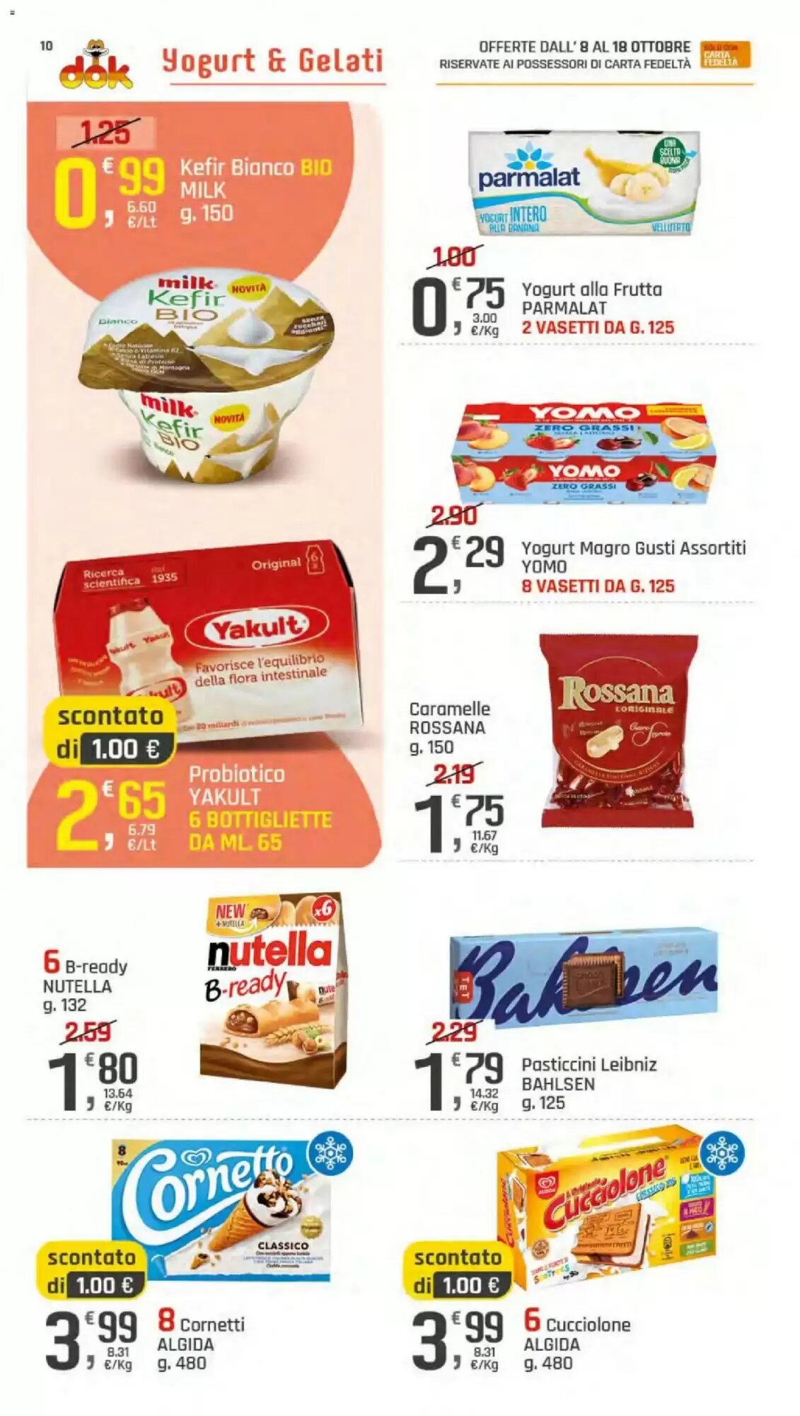 Volantino promozionale Supermercati Dok  valide dal 08/10/2026 - Pagina 10.