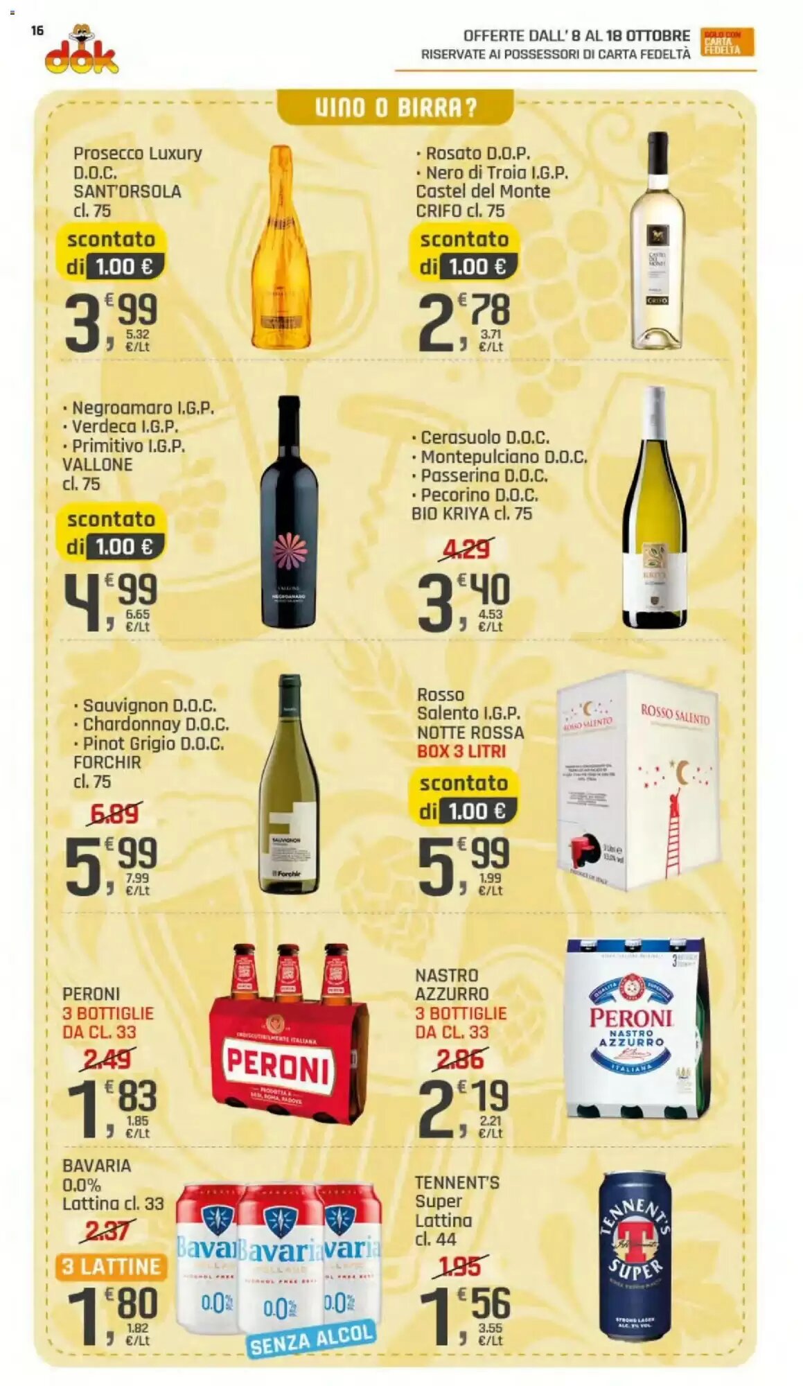 Volantino promozionale Supermercati Dok  valide dal 08/10/2026 - Pagina 16.