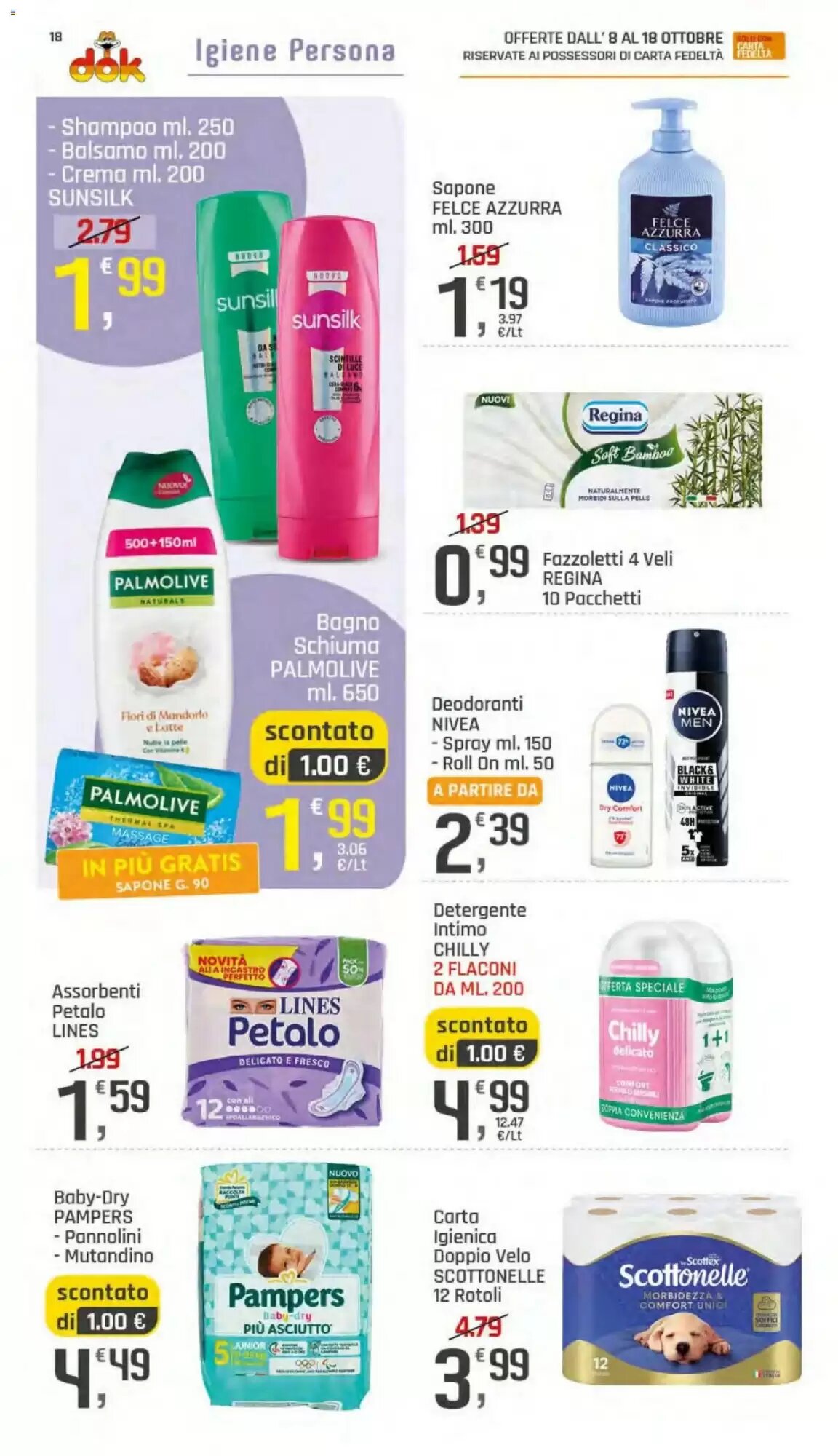 Volantino promozionale Supermercati Dok  valide dal 08/10/2026 - Pagina 18.