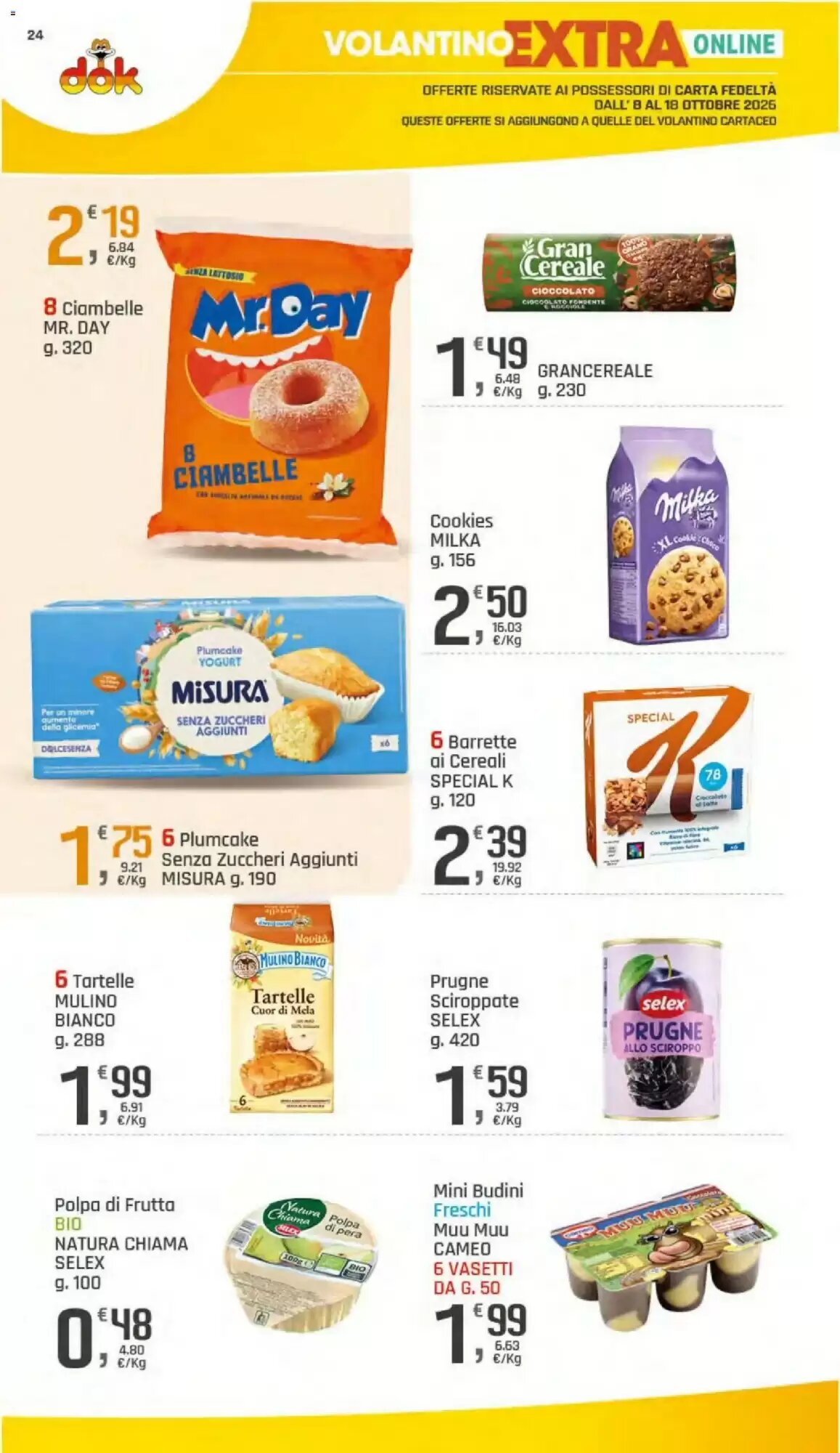 Volantino promozionale Supermercati Dok  valide dal 08/10/2026 - Pagina 24.