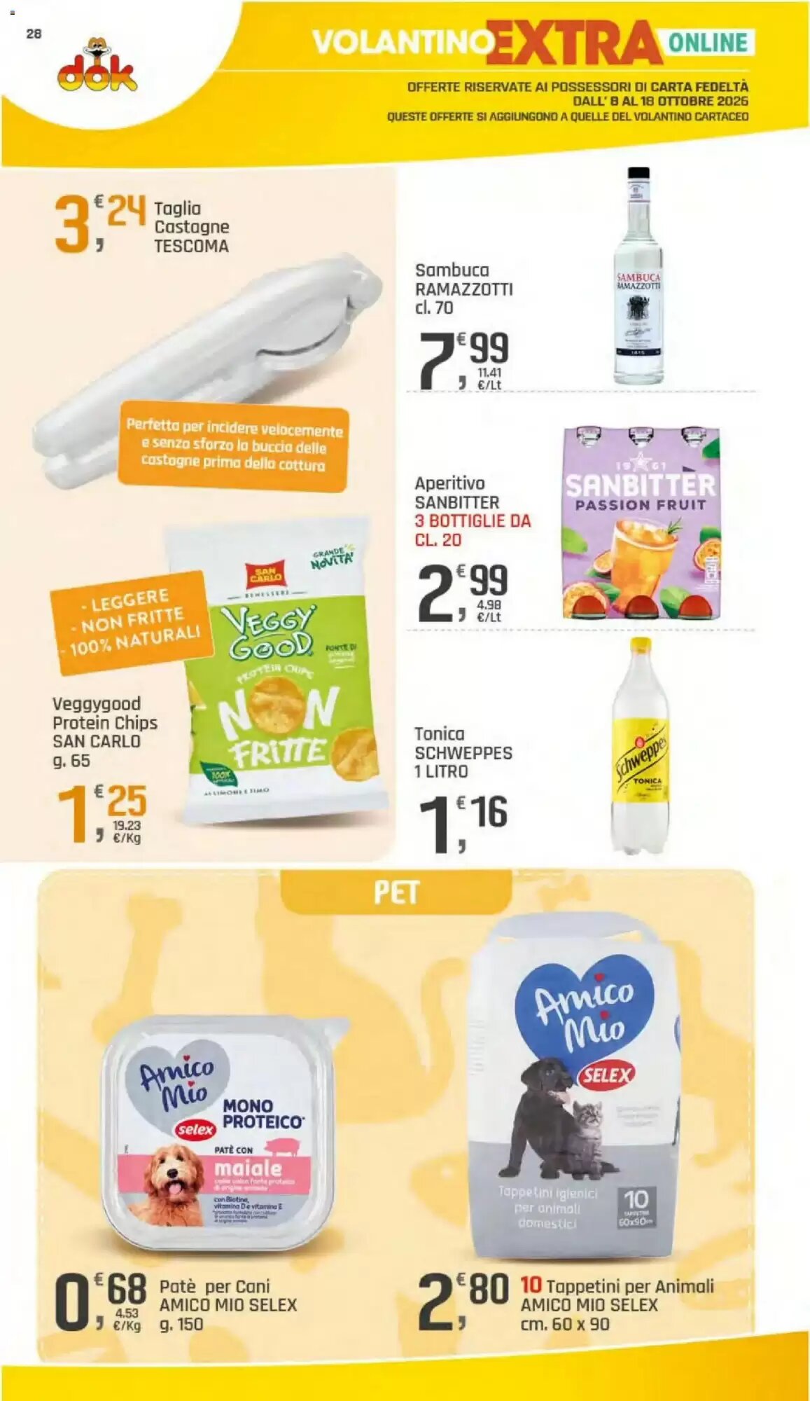Volantino promozionale Supermercati Dok  valide dal 08/10/2026 - Pagina 28.