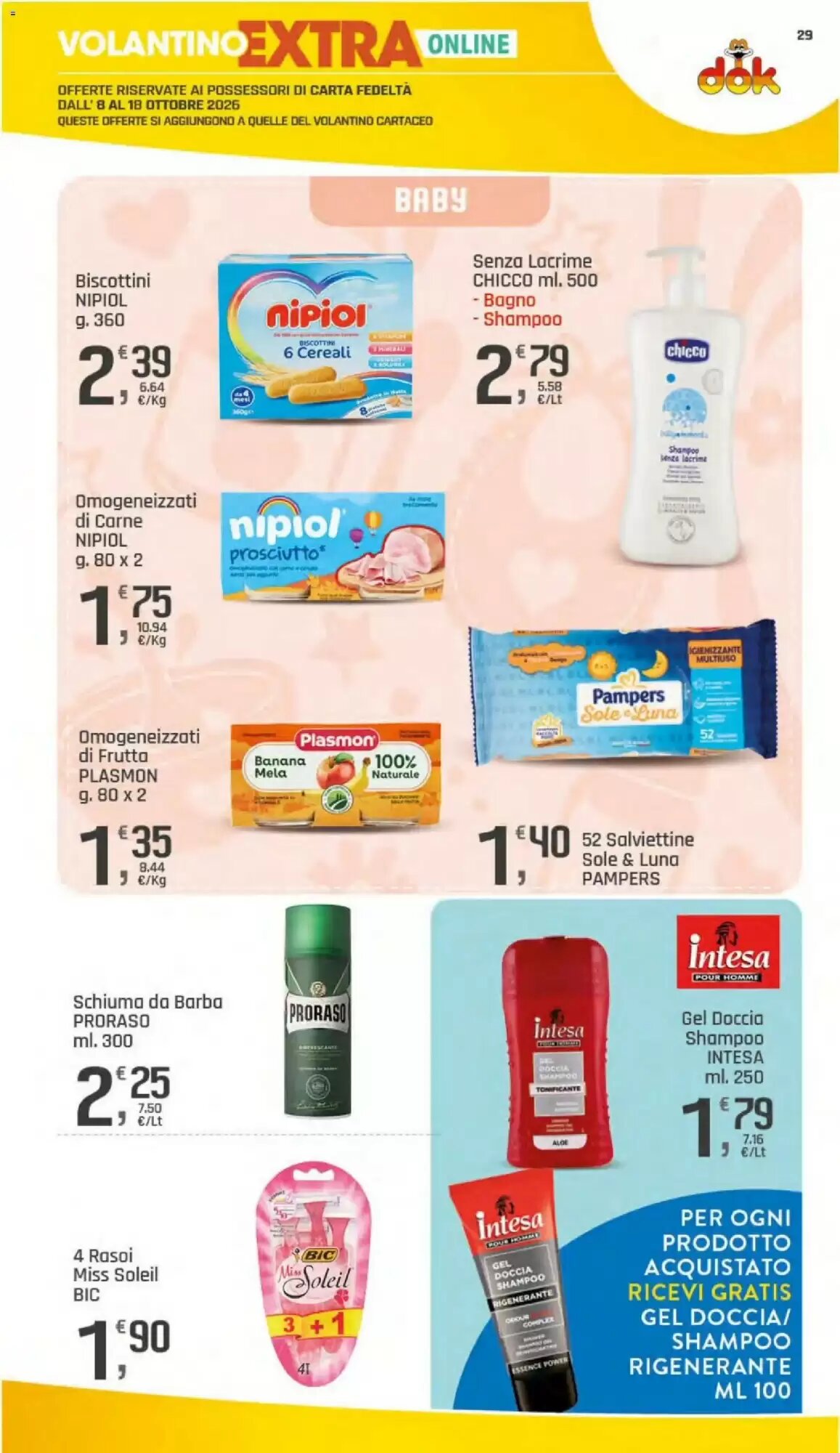 Volantino promozionale Supermercati Dok  valide dal 08/10/2026 - Pagina 29.