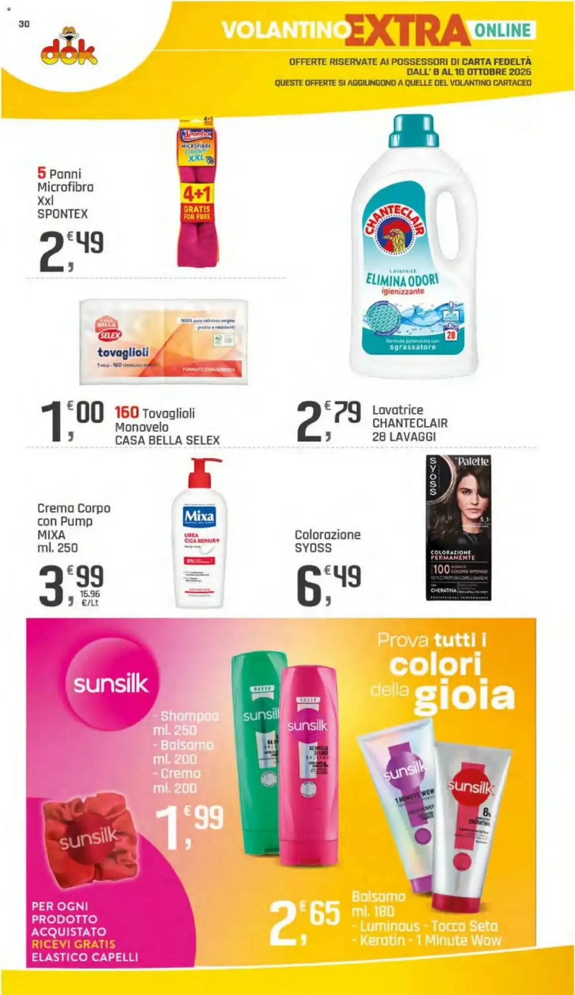 Volantino promozionale Supermercati Dok  valide dal 08/10/2026 - Pagina 30.