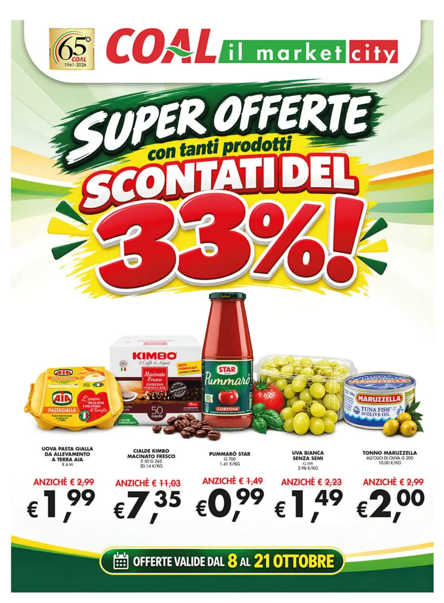 Volantino promozionale Coal valide dal 08/10/2026 - Pagina 1.