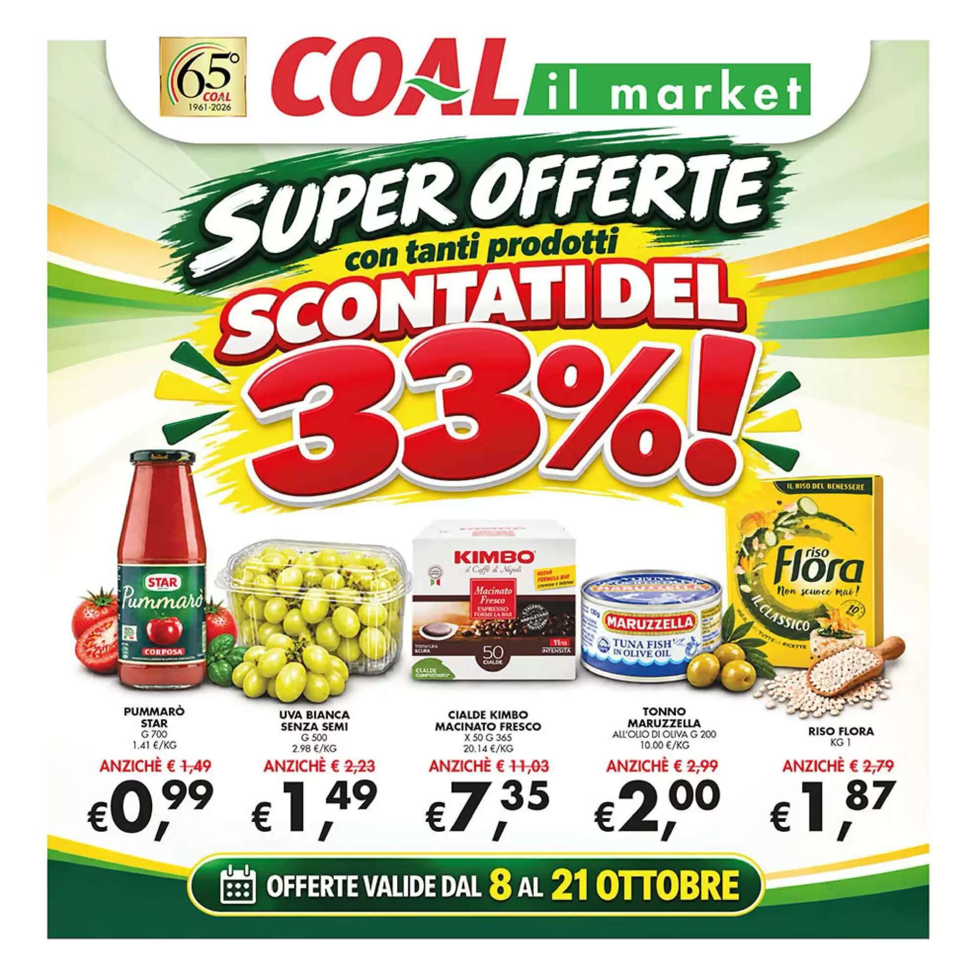 Volantino promozionale Coal valide dal 08/10/2026 - Pagina 1.