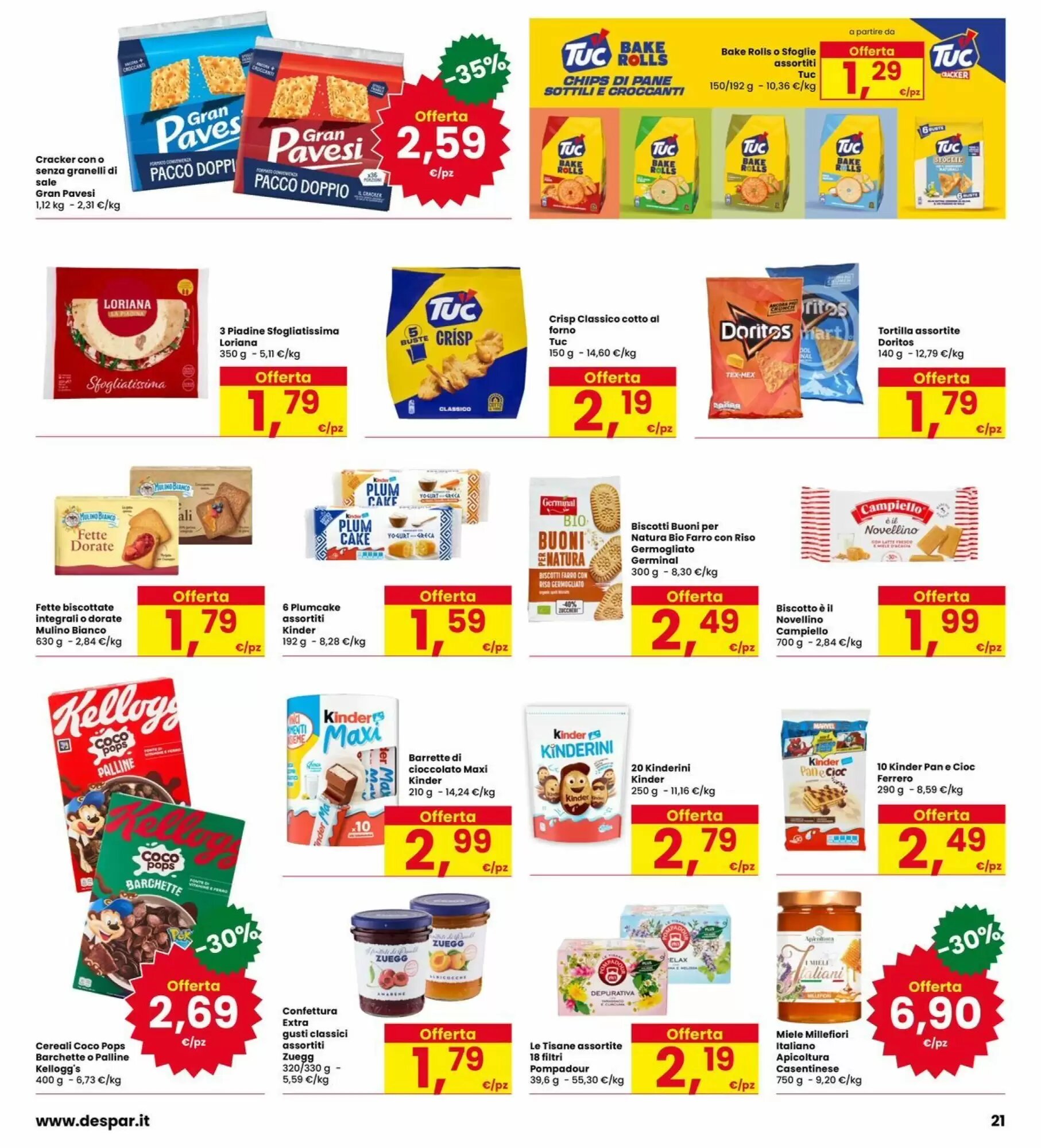 Volantino promozionale Eurospar  valide dal 08/10/2026 - Pagina 21.