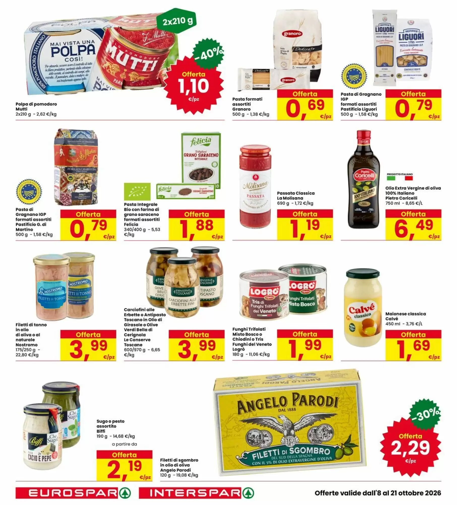 Volantino promozionale Eurospar  valide dal 08/10/2026 - Pagina 22.