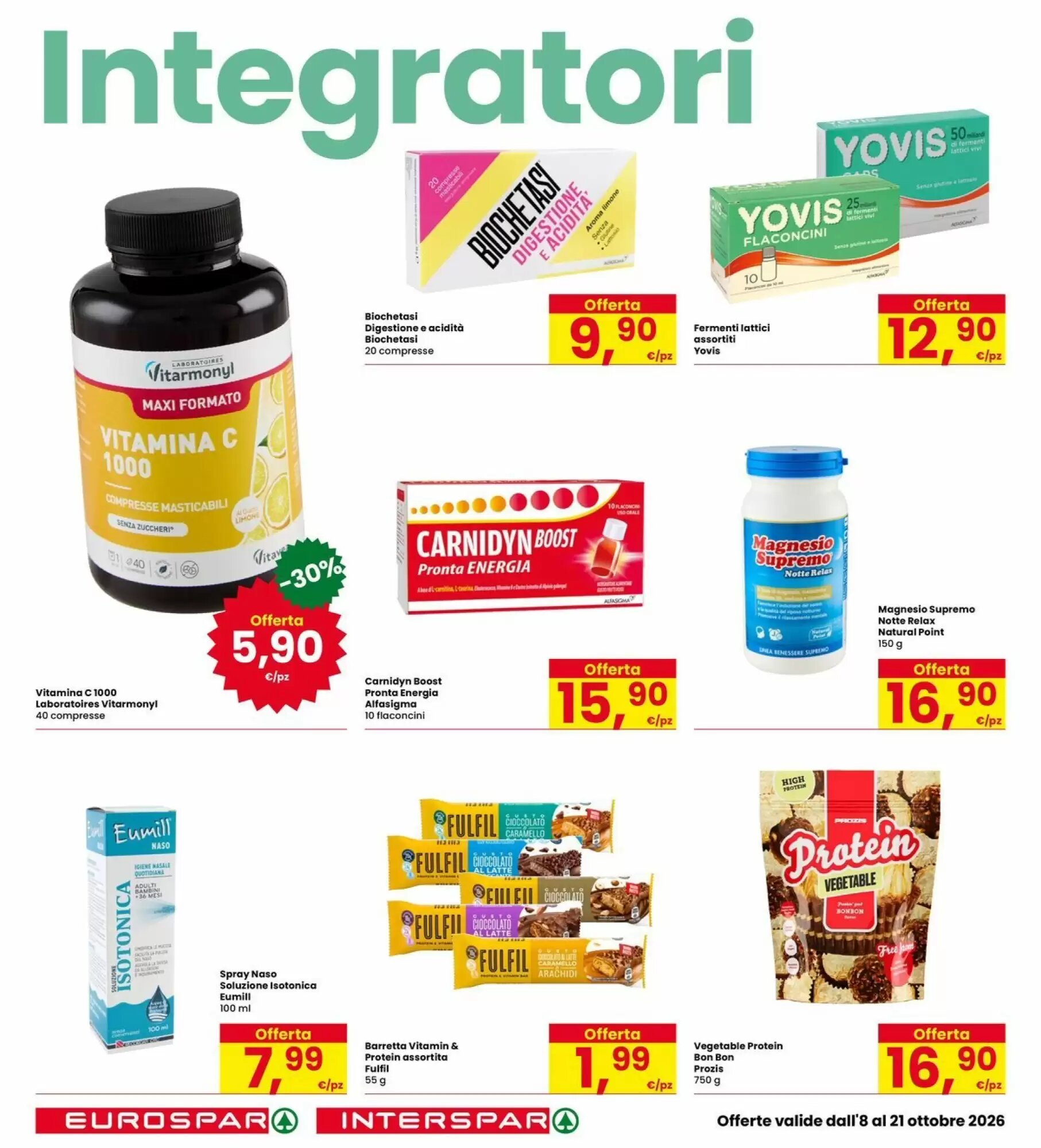Volantino promozionale Eurospar  valide dal 08/10/2026 - Pagina 24.