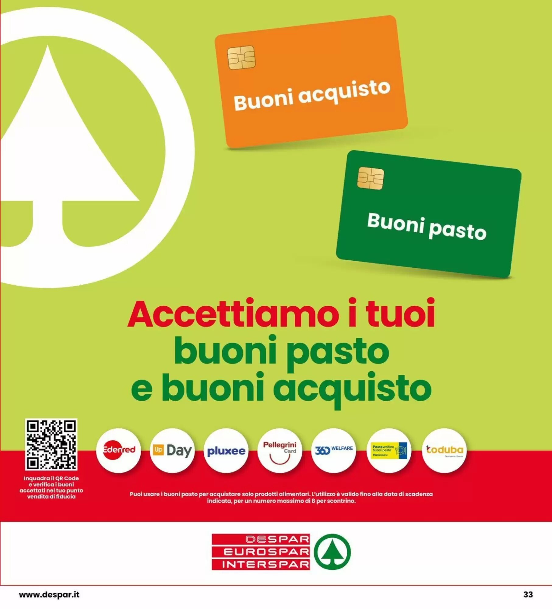 Volantino promozionale Eurospar  valide dal 08/10/2026 - Pagina 33.