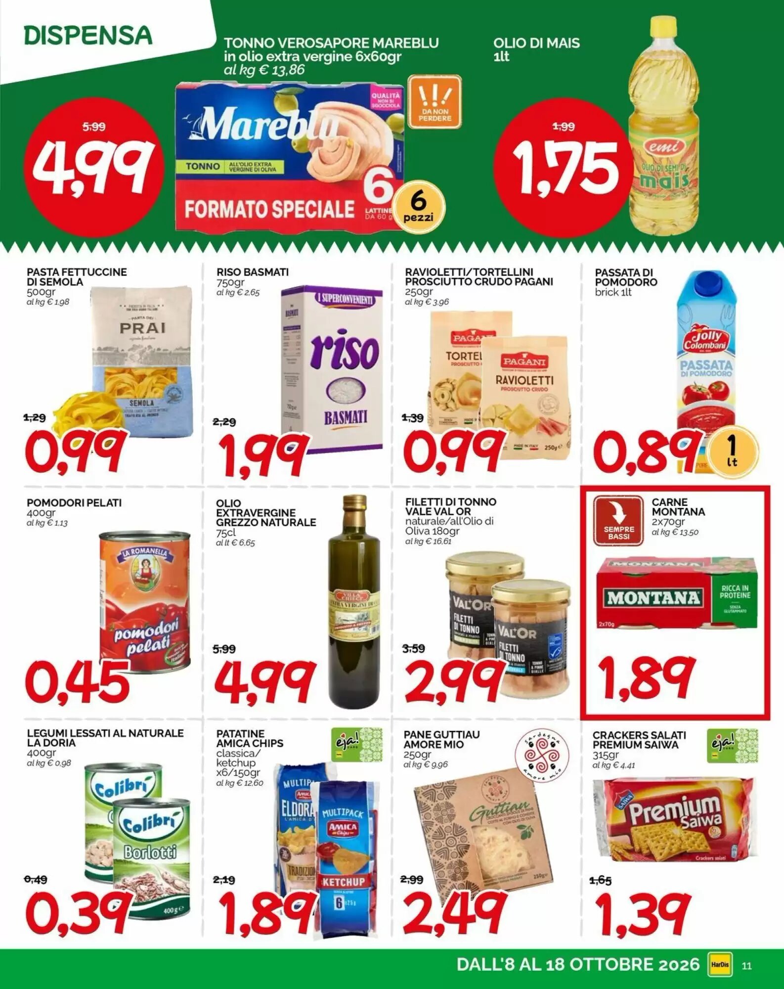 Volantino promozionale Hardis  valide dal 08/10/2026 - Pagina 11.