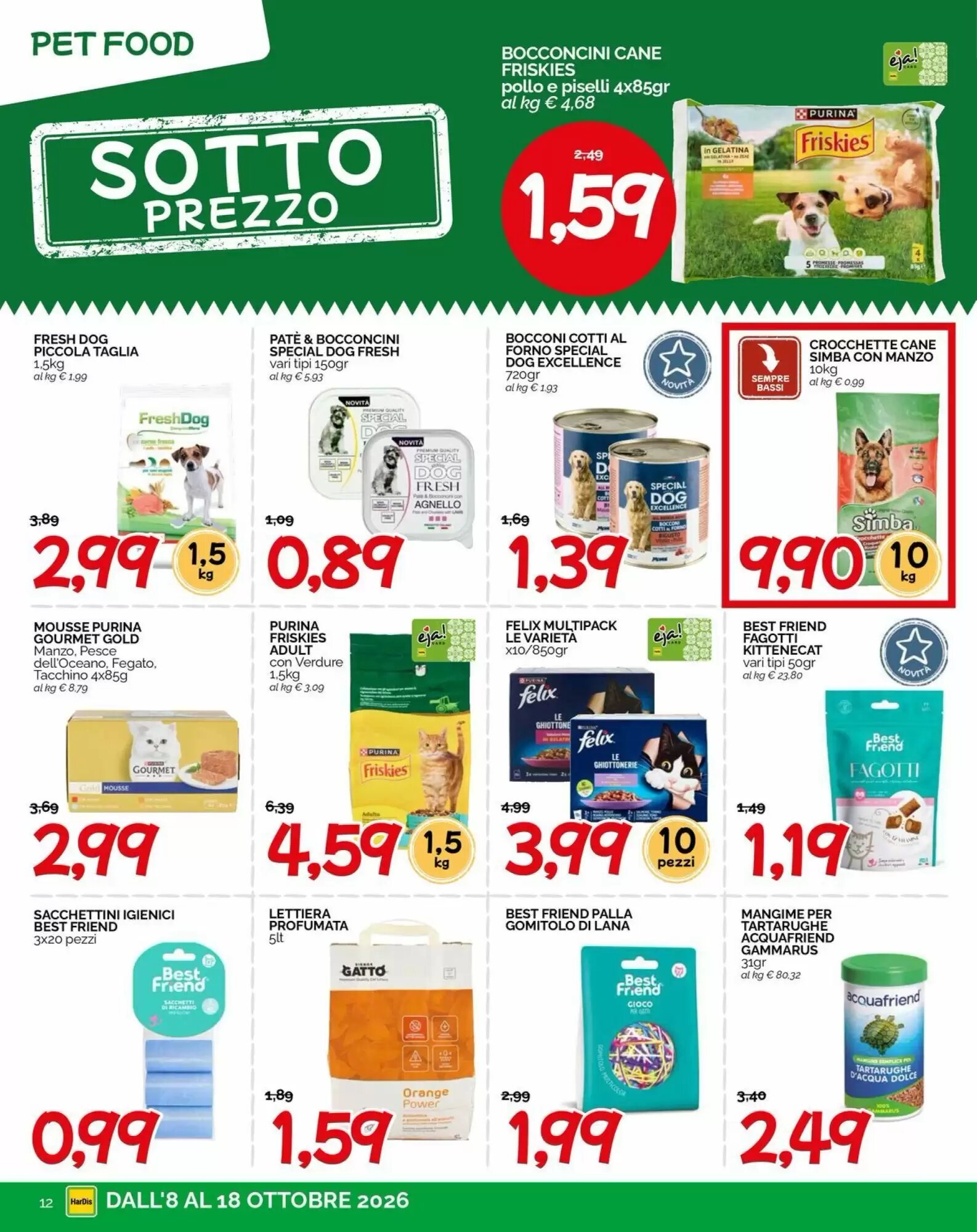 Volantino promozionale Hardis  valide dal 08/10/2026 - Pagina 12.